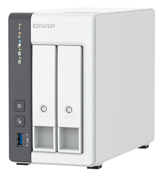 QNAP TS-216G serveur de stockage NAS Tower Cortex-A Cortex-A55 4 Go HDD Blanc