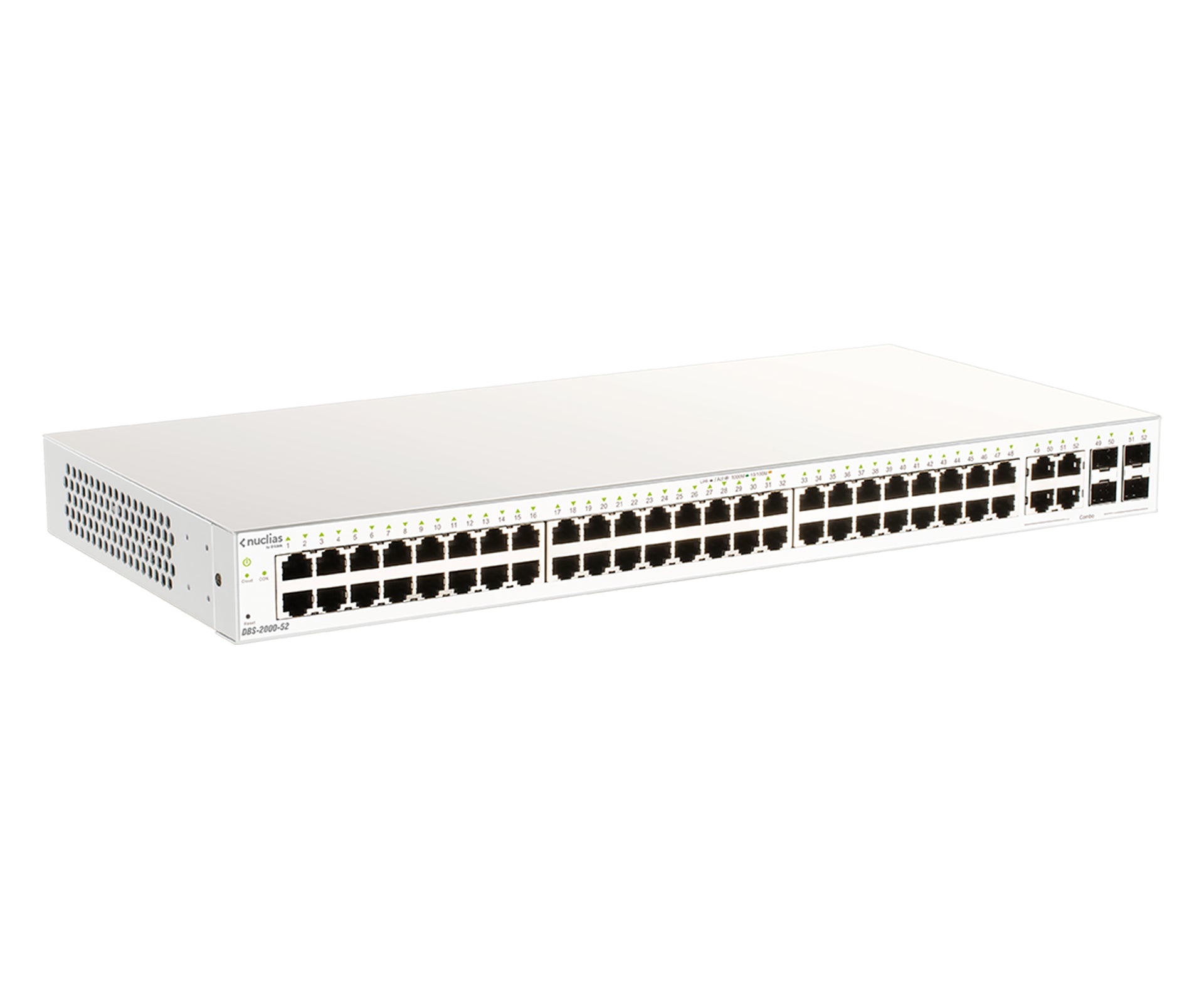D-Link DBS-2000-52 commutateur réseau Géré L2 Gigabit Ethernet (10/100/1000) Gris