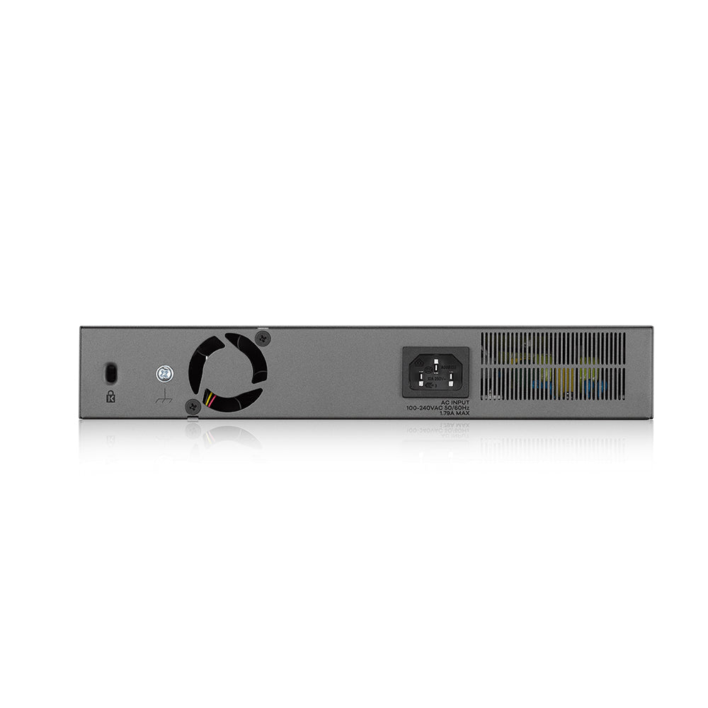Zyxel GS1350-12HP-EU0101F commutateur réseau Géré L2 Gigabit Ethernet (10/100/1000) Connexion Ethernet, supportant l'alimentation via ce port (PoE) Gris