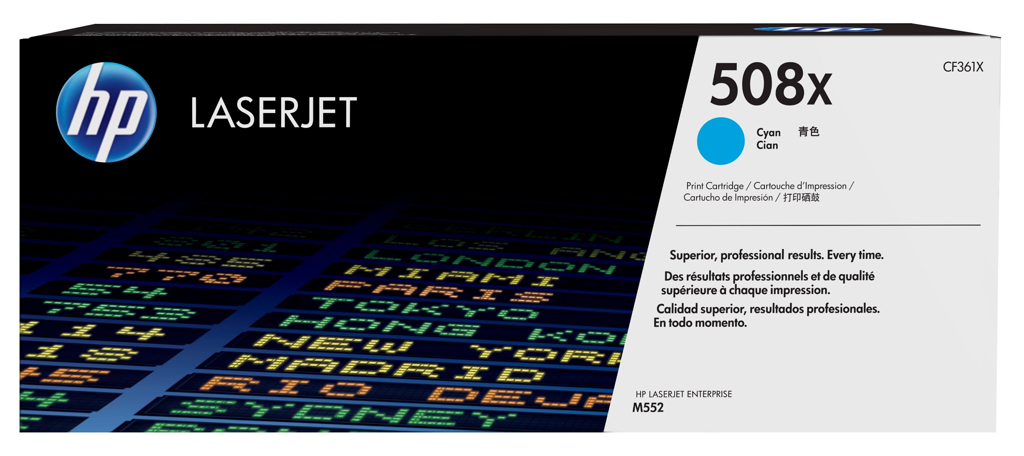 HP 508X toner LaserJet Cyan grande capacité authentique