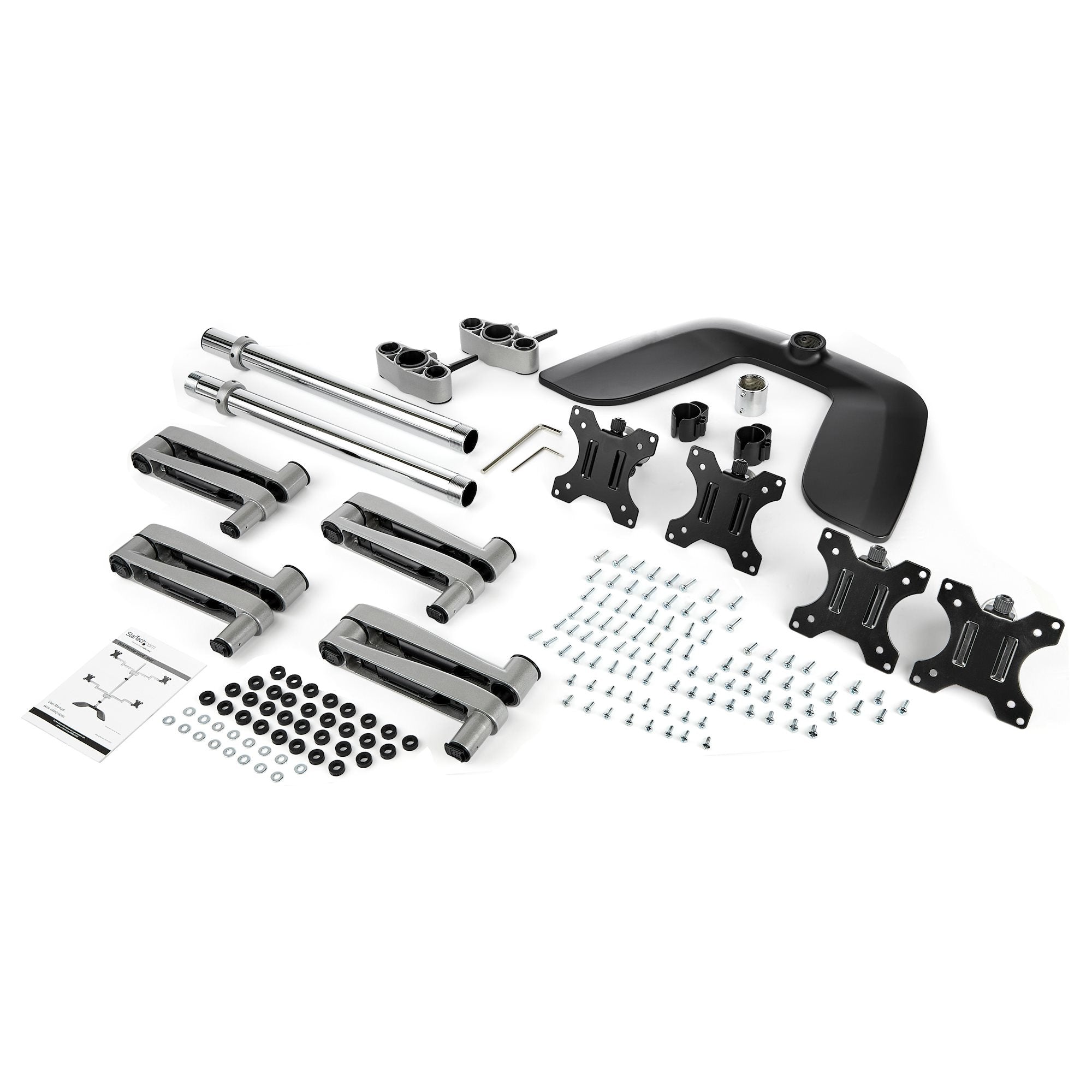 StarTech.com Support écran PC pour à 4 affichages - Articulé