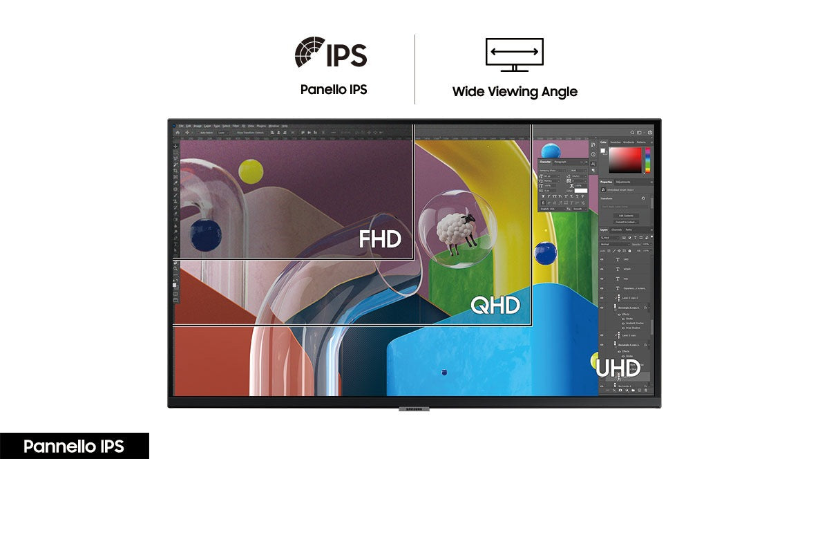 Samsung LS32B800PXU écran plat de PC 81,3 cm (32") 3840 x 2160 pixels 4K Ultra HD LCD Noir