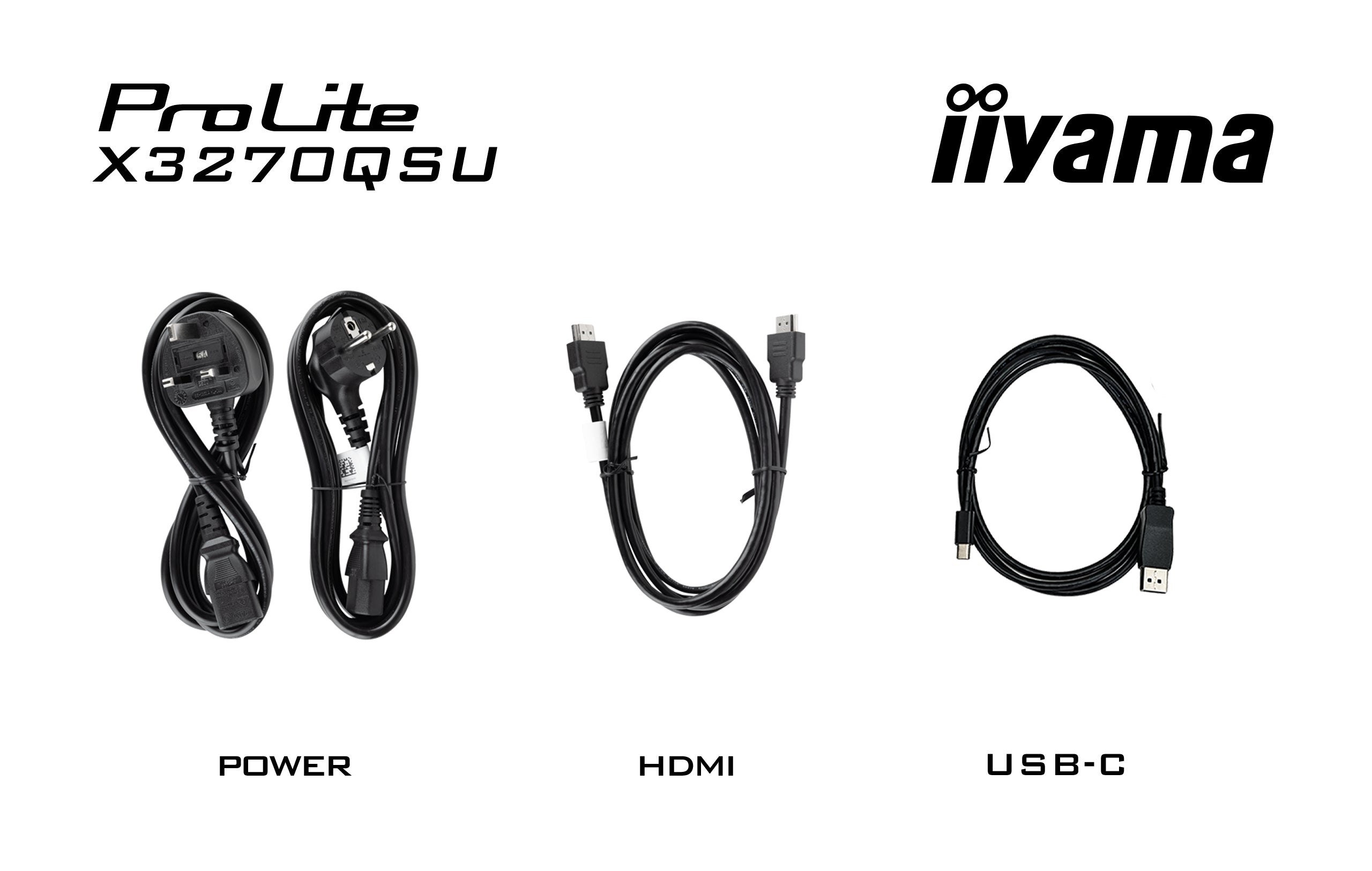 iiyama ProLite X3270QSU-B1 écran plat de PC 80 cm (31.5") 2560 x 1440 pixels Wide Quad HD LED Noir