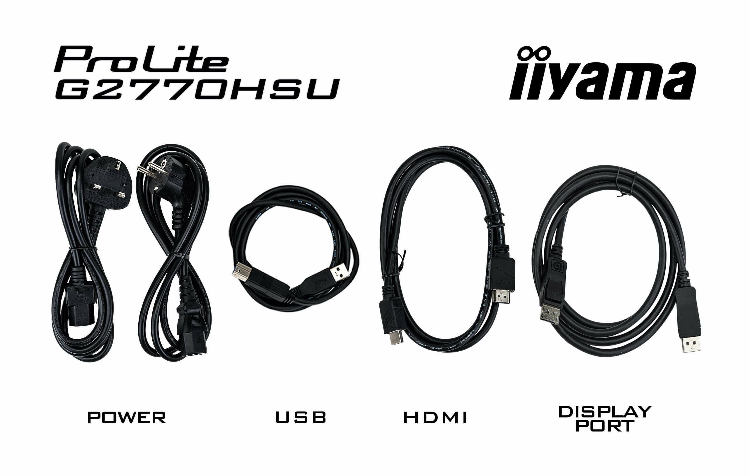 iiyama G-MASTER G2770HSU-B6 écran plat de PC 68,6 cm (27") 1920 x 1080 pixels Full HD LCD Noir