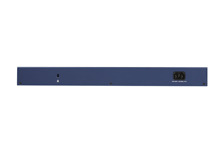NETGEAR GS724TP-300EUS commutateur réseau Géré L2/L3/L4 Gigabit Ethernet (10/100/1000) Connexion Ethernet, supportant l'alimentation via ce port (PoE) Bleu