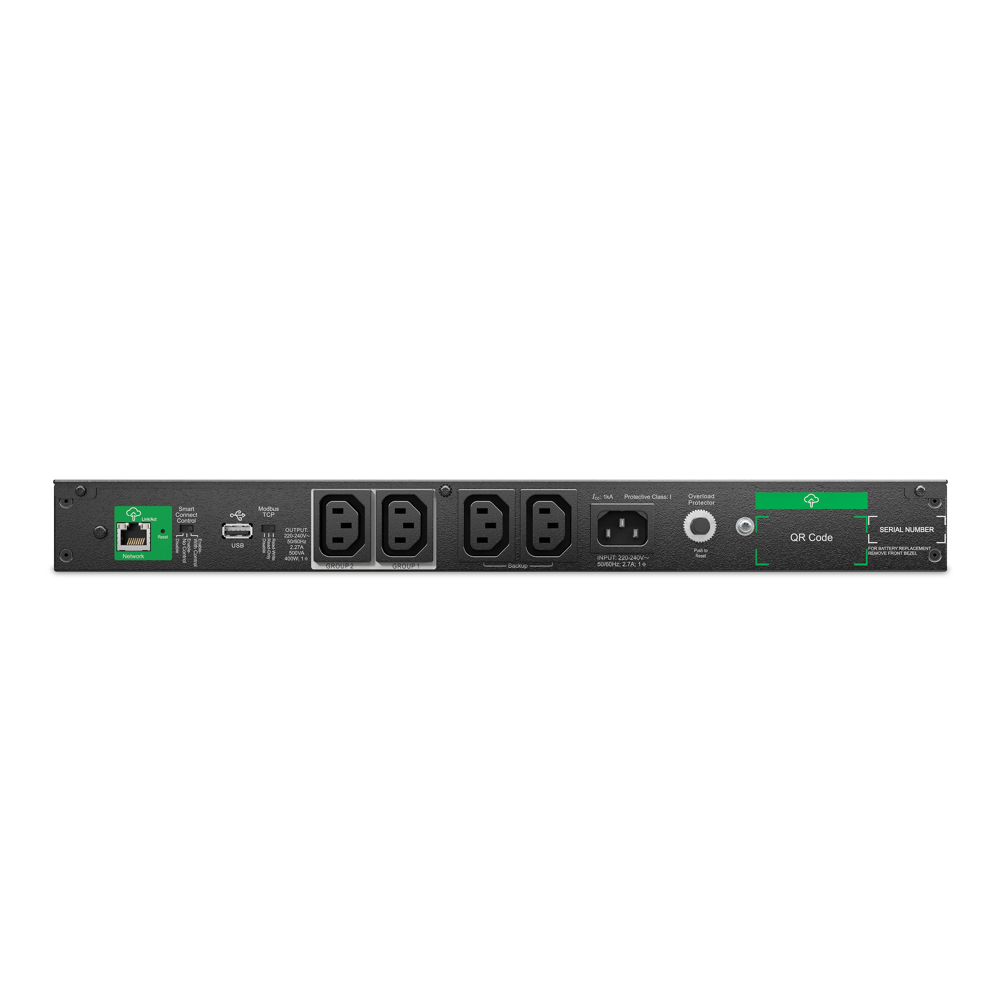 APC Smart-UPS Li-ion SCL500RMI1UC - 4x C13, faible profondeur, montage en rack/tour/mur, SmartConnect, 500 VA