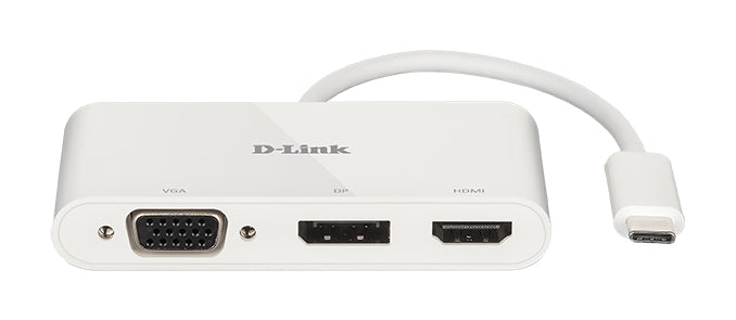 D-Link DUB-V310 station d'accueil Avec fil USB 3.2 Gen 1 (3.1 Gen 1) Type-C Blanc