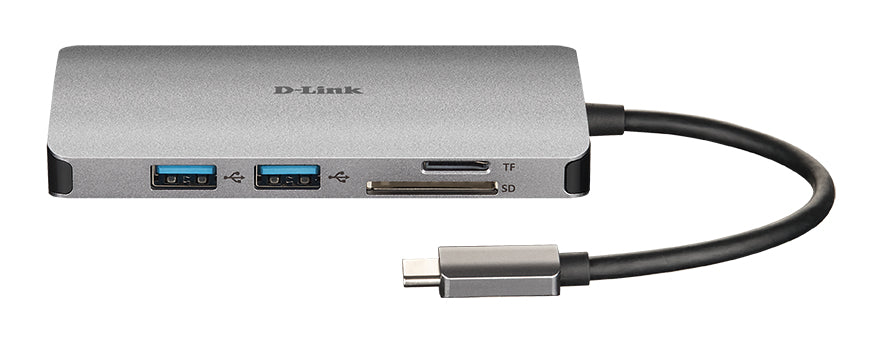 D-Link DUB-M810 station d'accueil Avec fil USB 3.2 Gen 1 (3.1 Gen 1) Type-C Aluminium