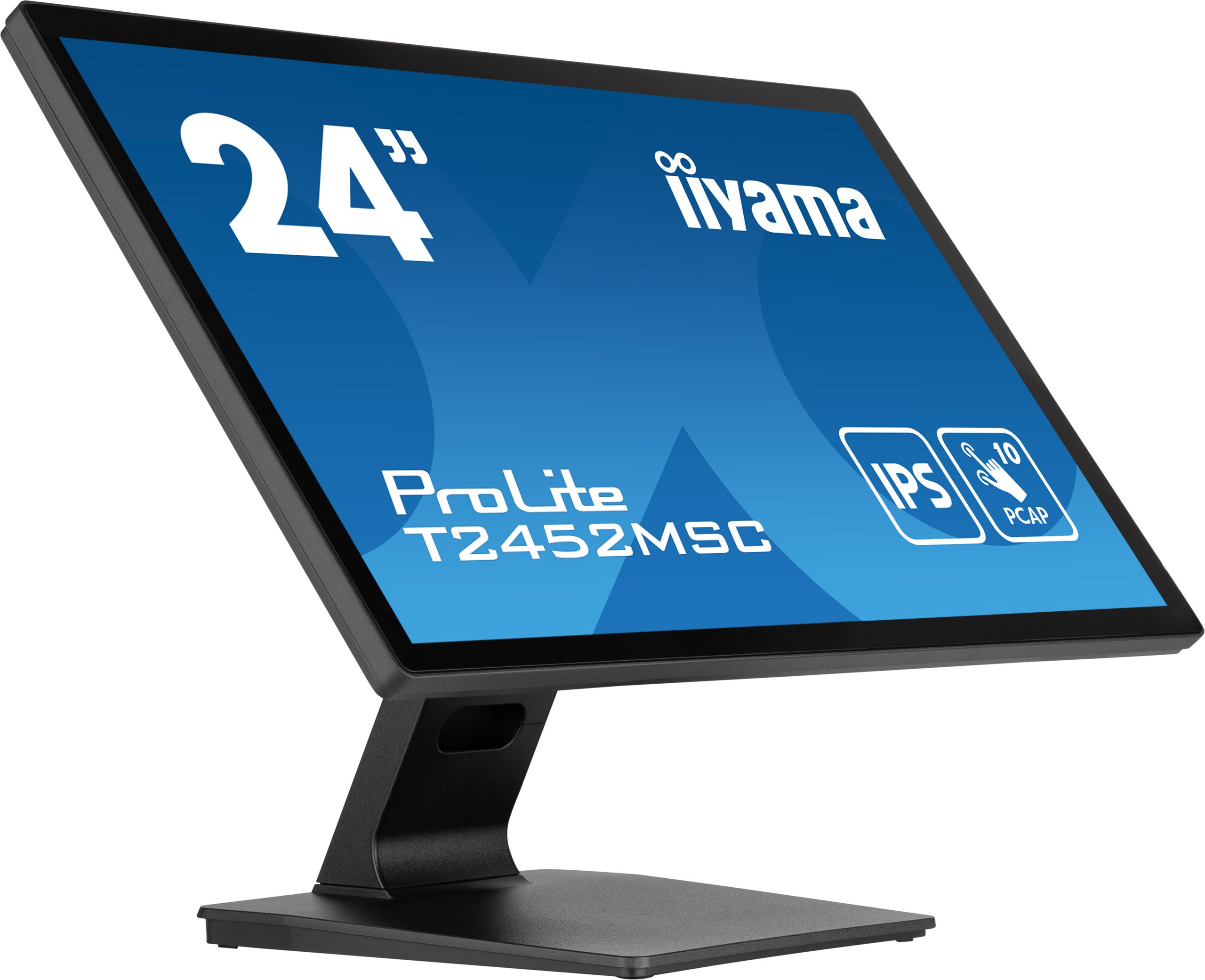 iiyama ProLite T2452MSC-B1 écran plat de PC 60,5 cm (23.8") 1920 x 1080 pixels Full HD LCD Écran tactile Multi-utilisateur Noir