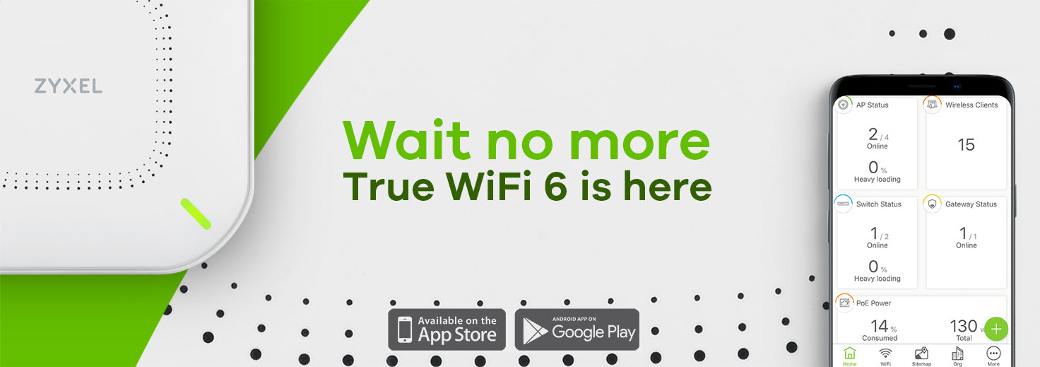 Zyxel NWA110AX 1000 Mbit/s Blanc Connexion Ethernet, supportant l'alimentation via ce port (PoE)