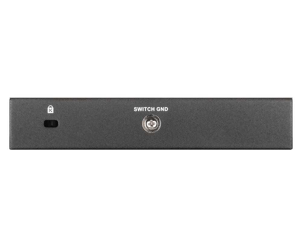 D-Link DGS-1100-05PDV2 commutateur réseau Géré Gigabit Ethernet (10/100/1000) Connexion Ethernet, supportant l'alimentation via ce port (PoE) Noir