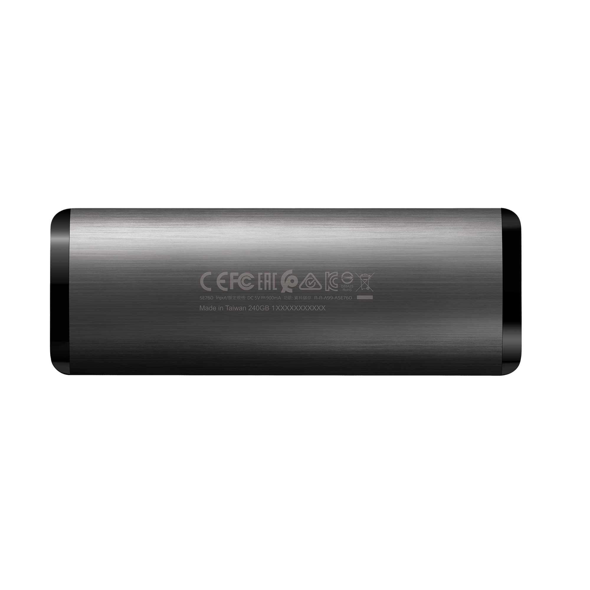 ADATA SE760 1 To USB Type-C 3.2 Gen 2 (3.1 Gen 2) Titane