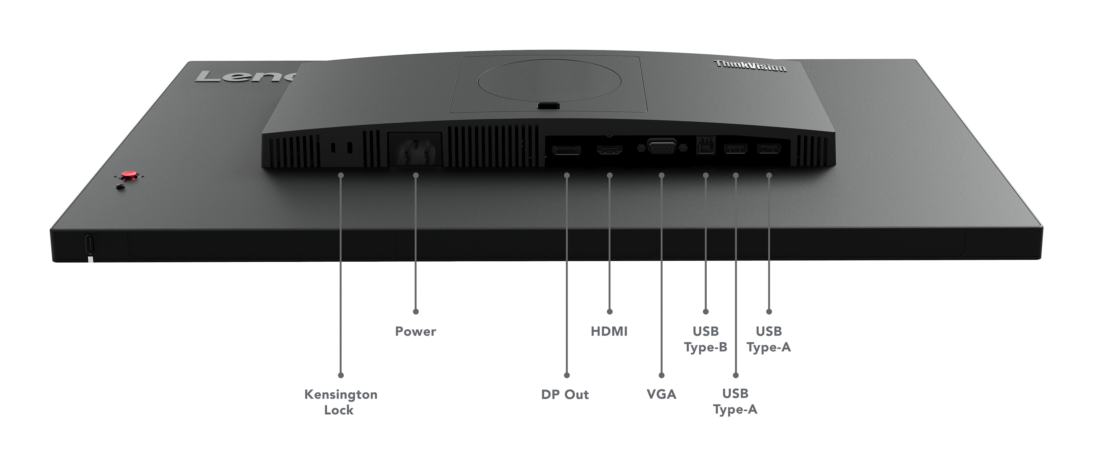 Lenovo ThinkVision T24i-30 LED display 60,5 cm (23.8") 1920 x 1080 pixels Full HD Noir