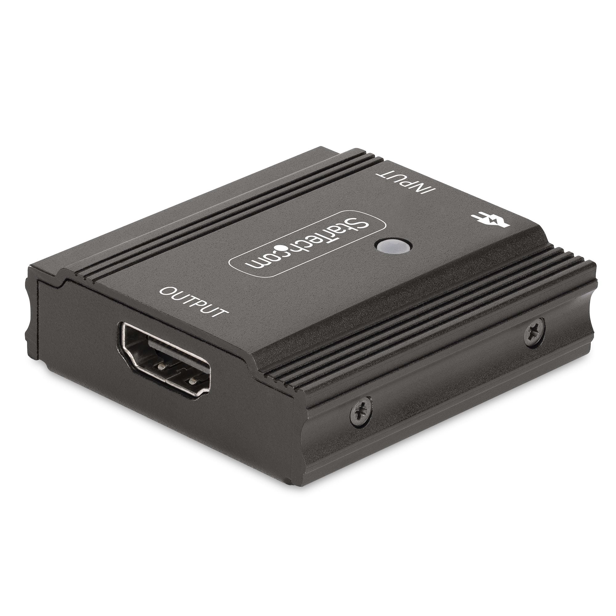 StarTech.com Amplificateur de signal HDMI 8K 60Hz, 10m - Répéteur Actif HDMI 2.1 et Amplificateur de Signal Vidéo Jusqu'à 8K 60Hz/4K 144Hz - Répétiteur HDMI Compact - Booster de signal HDMI