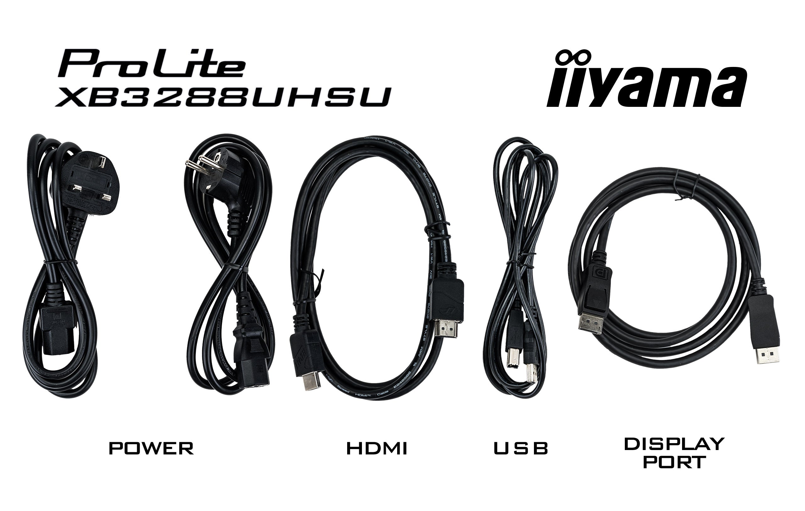 iiyama ProLite XB3288UHSU-B5 écran plat de PC 80 cm (31.5") 3840 x 2160 pixels 4K Ultra HD LCD Noir