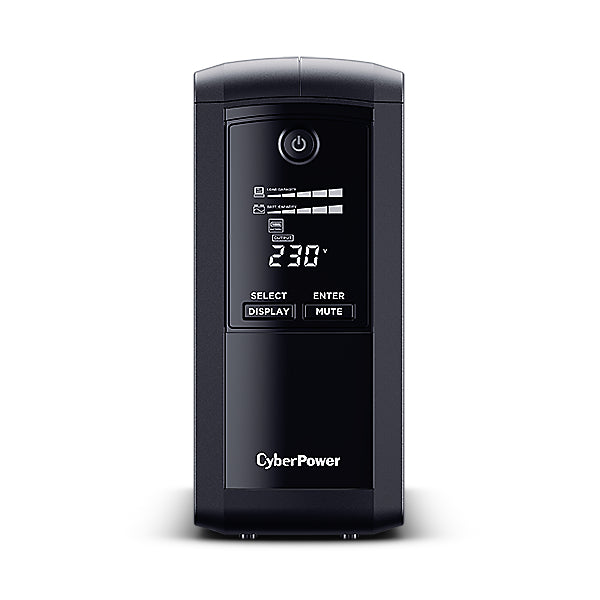 CyberPower VP700EILCD alimentation d'énergie non interruptible Interactivité de ligne 0,7 kVA 390 W 6 sortie(s) CA
