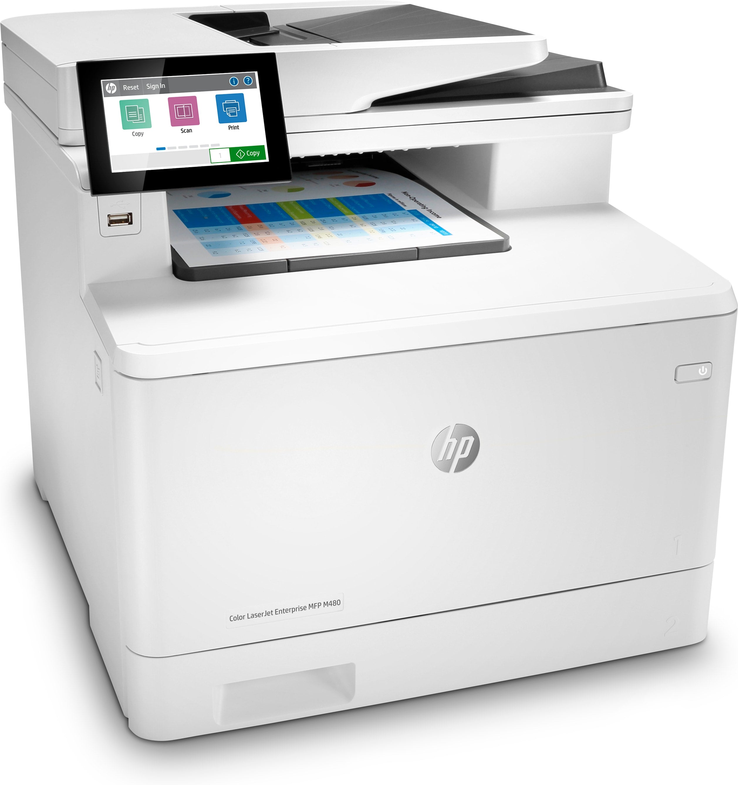 HP Color LaserJet Enterprise Imprimante multifonction couleur LaserJet Enterprise M480f