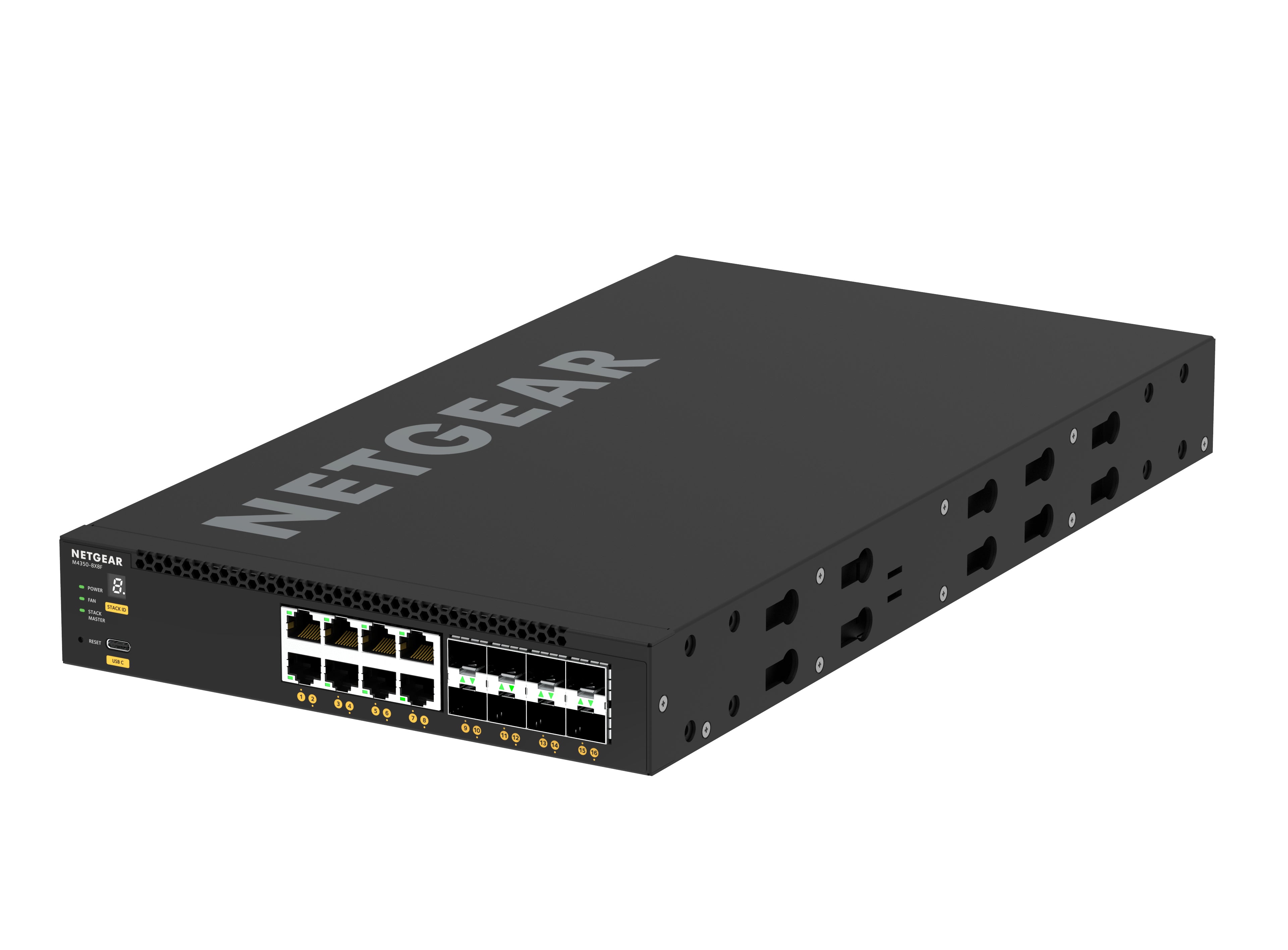 NETGEAR M4350-8X8F Géré L3 10G Ethernet (100/1000/10000) 1U Noir