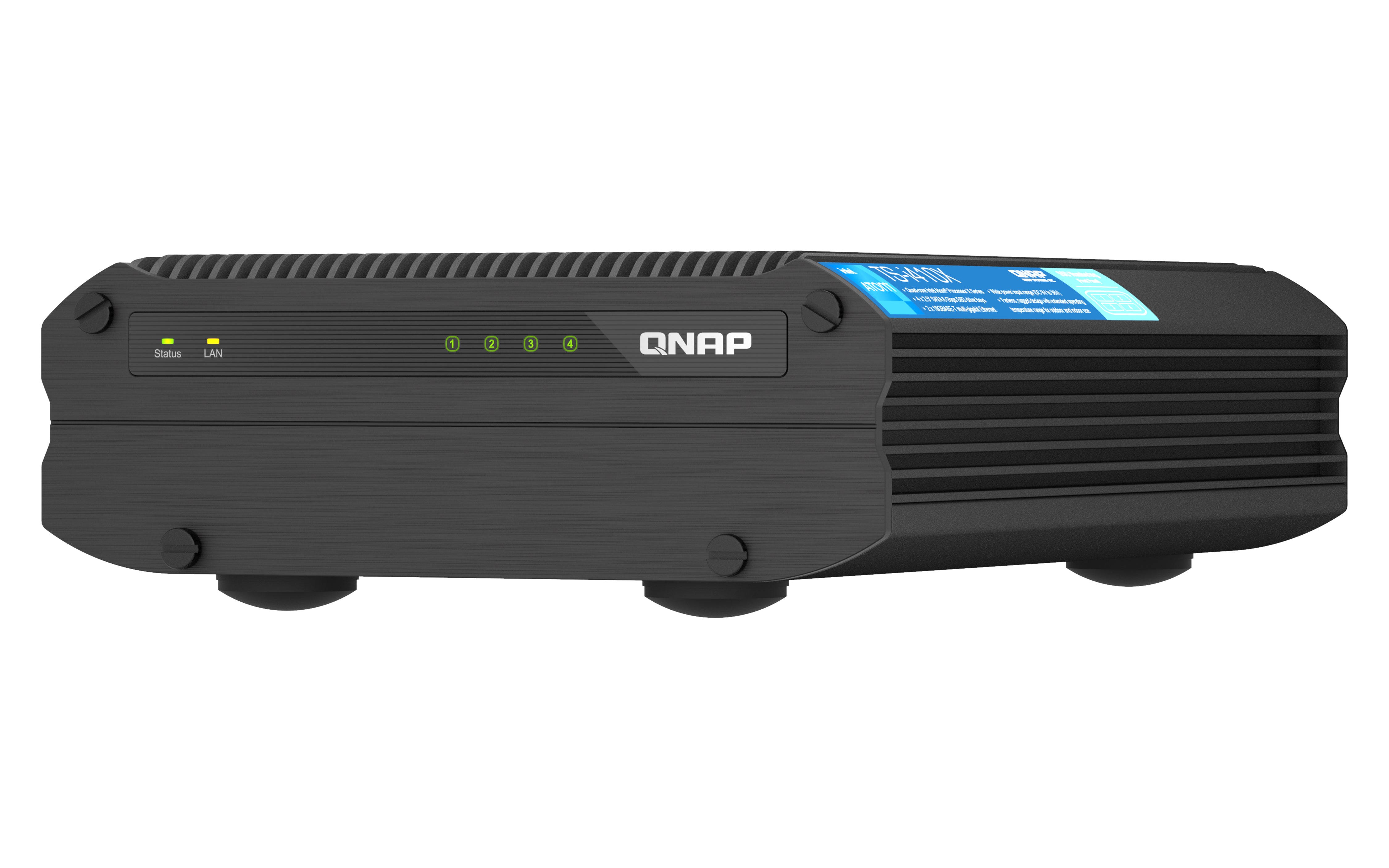 QNAP TS-I410X NAS Tower Intel Atom® x6425E 8 Go 0 To QNAP QTS Noir