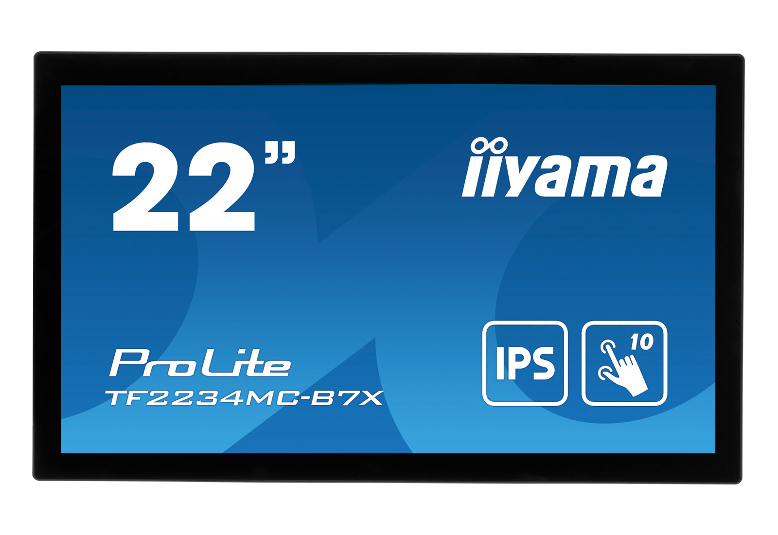 iiyama ProLite TF2234MC-B7X écran plat de PC 54,6 cm (21.5") 1920 x 1080 pixels Full HD LED Écran tactile Multi-utilisateur Noir