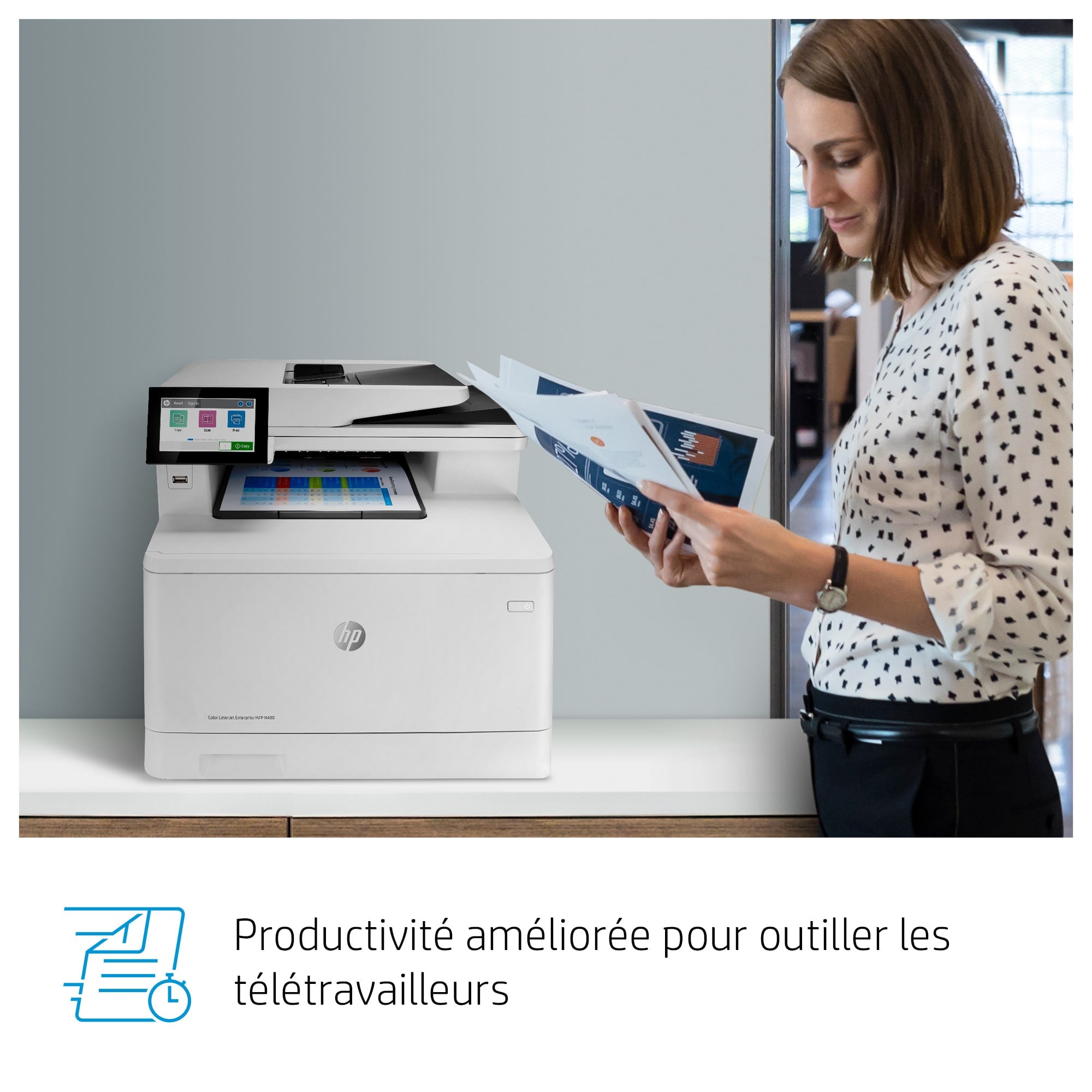 HP Color LaserJet Enterprise Imprimante multifonction couleur LaserJet Enterprise M480f
