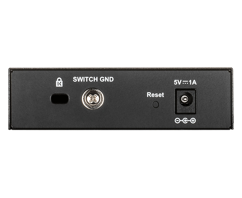 D-Link DGS-1100-05V2/E commutateur réseau Géré L2 Gigabit Ethernet (10/100/1000) Noir