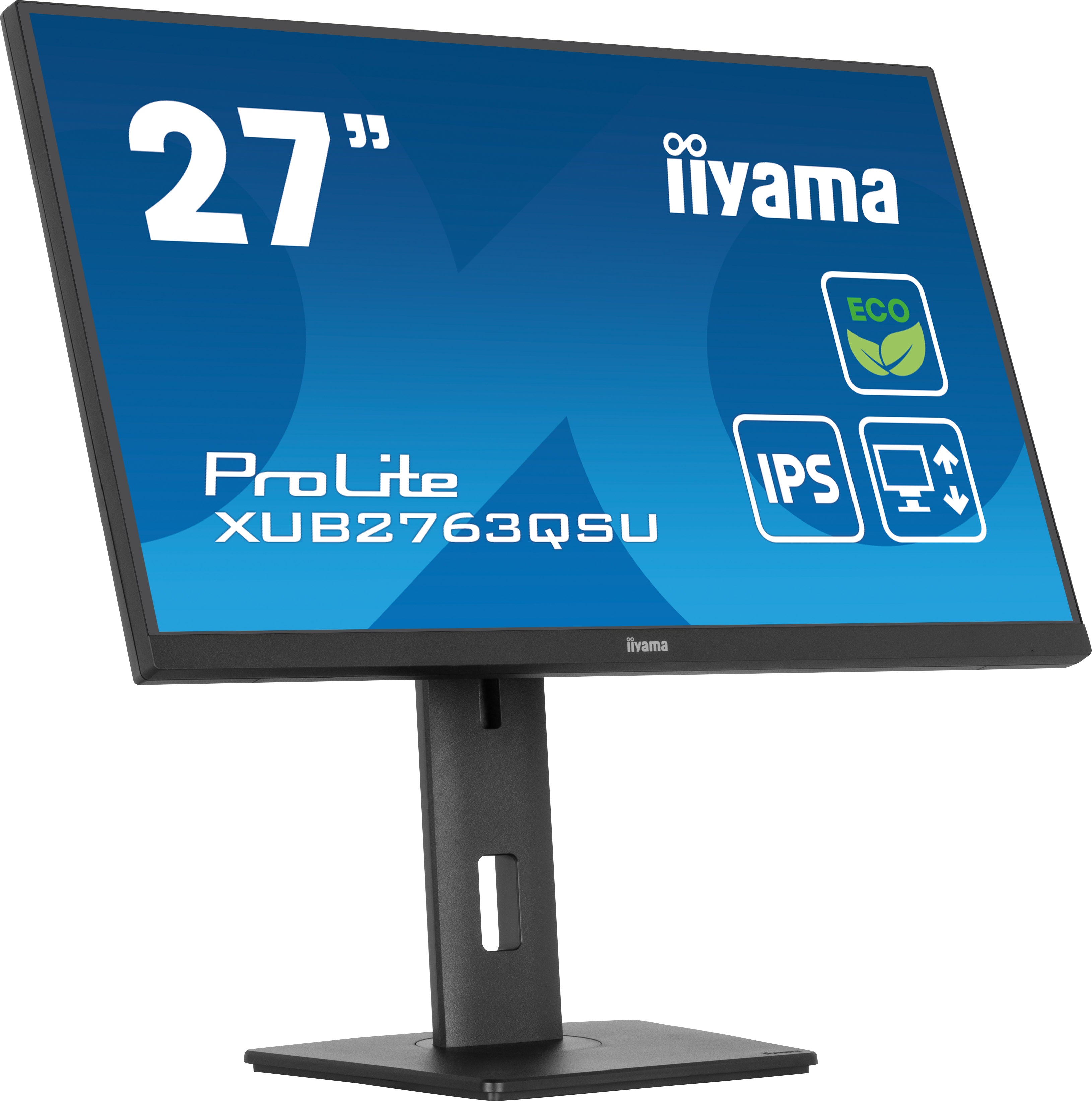 iiyama ProLite XUB2763QSU-B1 écran plat de PC 68,6 cm (27") 2560 x 1440 pixels Full HD LED Noir