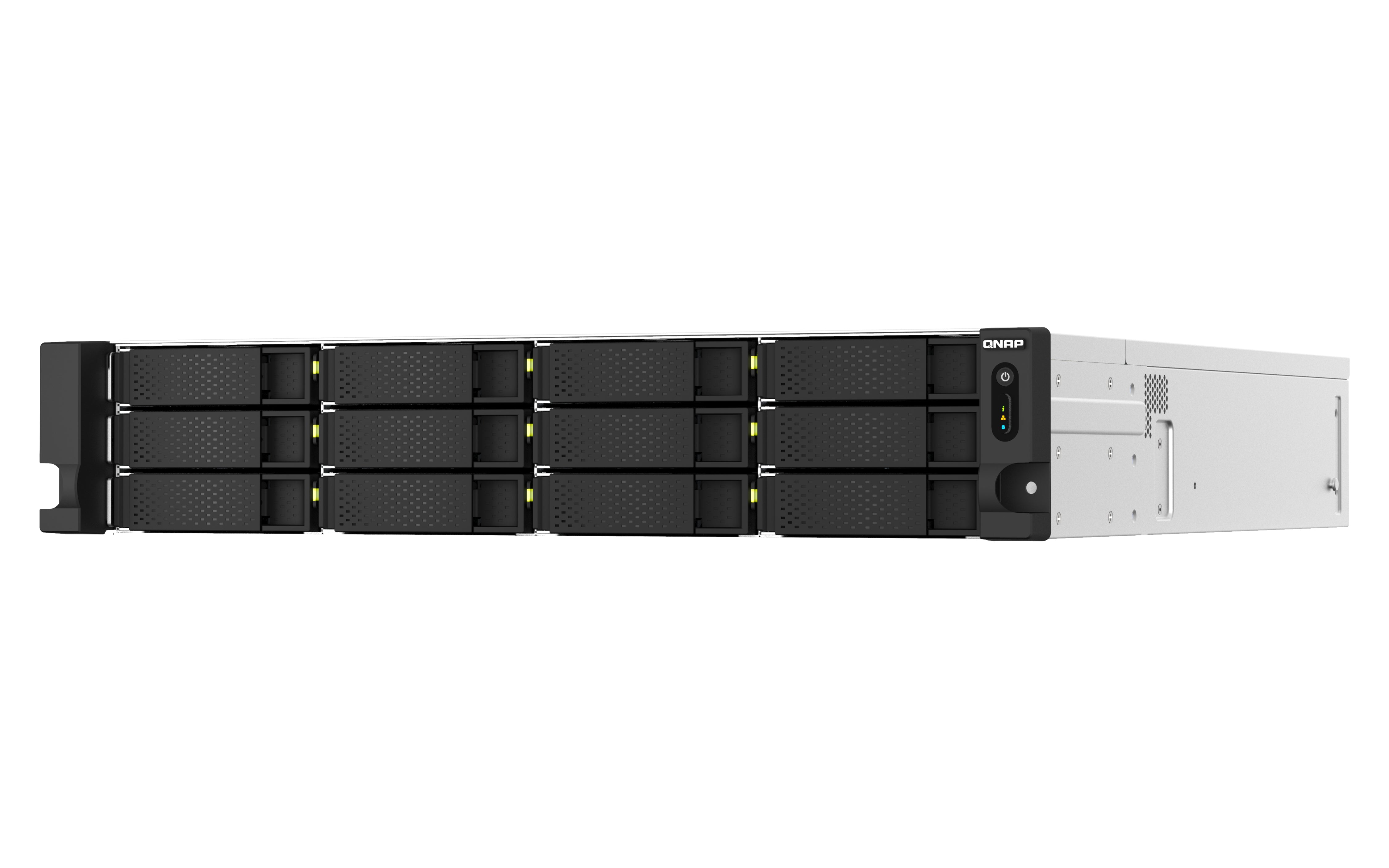 QNAP TS-h1887XU-RP NAS Rack (2 U) Intel Xeon E E-2334 16 Go DDR4 0 To QuTS hero Noir, Blanc