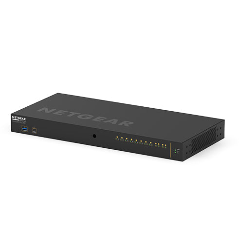 NETGEAR M4250-10G2F Géré L2/L3 Gigabit Ethernet (10/100/1000) Connexion Ethernet, supportant l'alimentation via ce port (PoE) 1U Noir