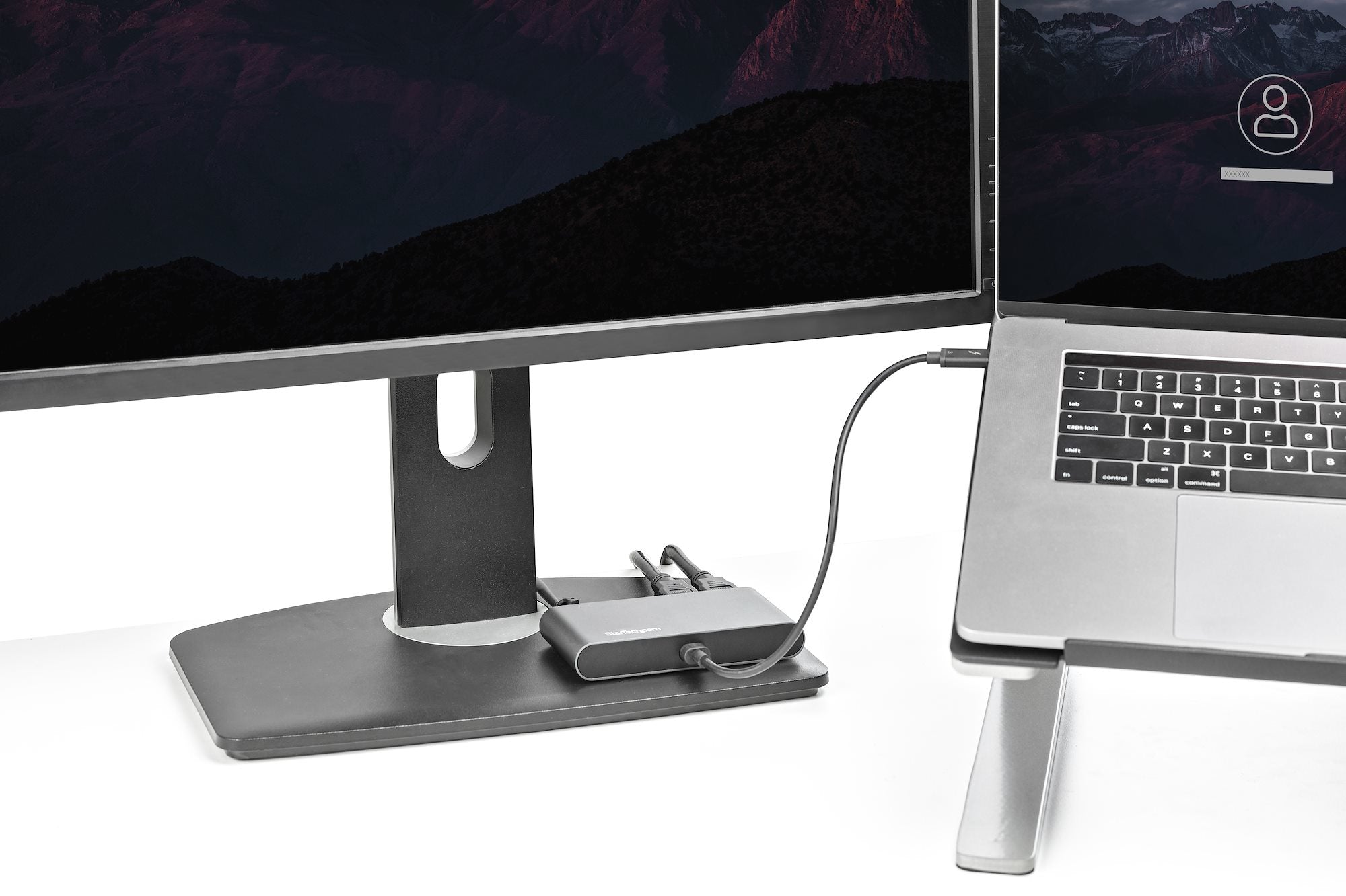 StarTech.com Mini Dock Thunderbolt 3 - Station d'Accueil Portable pour Deux Écrans avec HDMI 4K 60Hz, 2 x Hub USB-A (3.0/2.0), GbE - Câble de 28 cm - Adaptateur Multiport TB3 - Mac/Windows