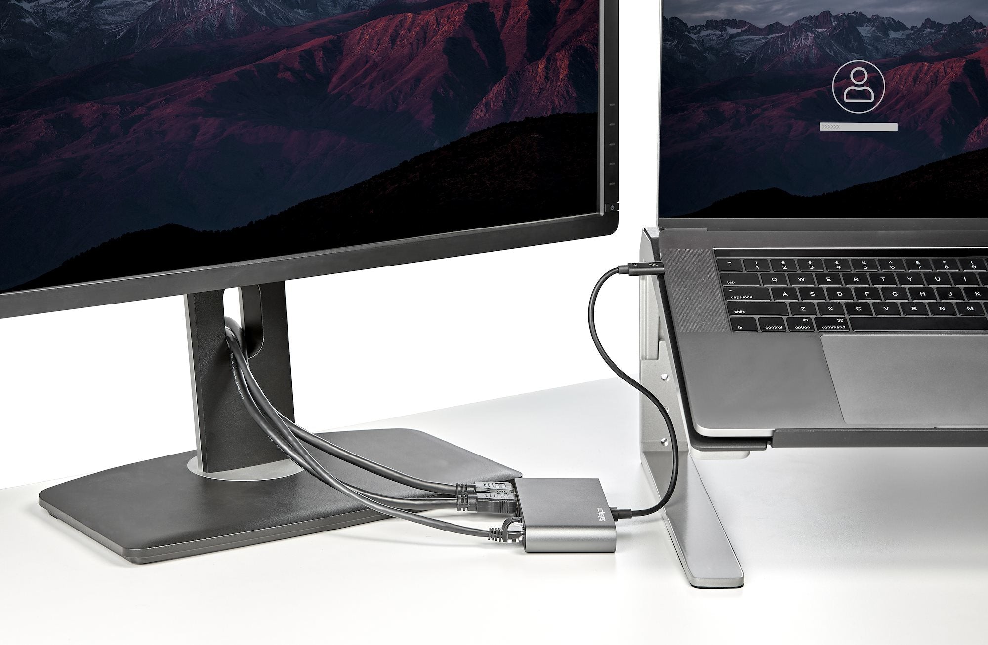 StarTech.com Mini Dock Thunderbolt 3 - Station d'Accueil Portable pour Deux Écrans avec HDMI 4K 60Hz, 2 x Hub USB-A (3.0/2.0), GbE - Câble de 28 cm - Adaptateur Multiport TB3 - Mac/Windows