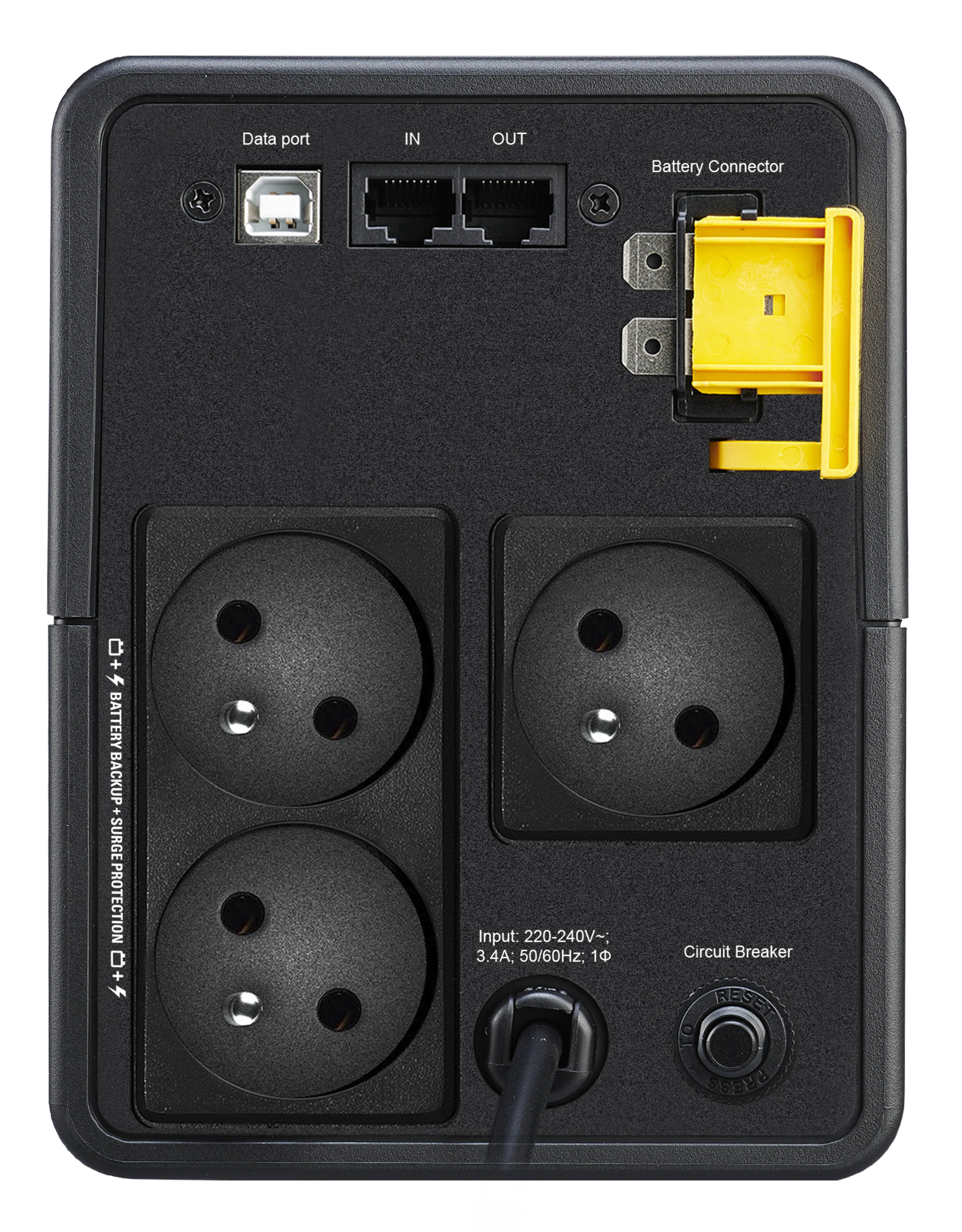 APC BackUPS BX - onduleur line-interactive - 750VA, 230V - prises Françaises