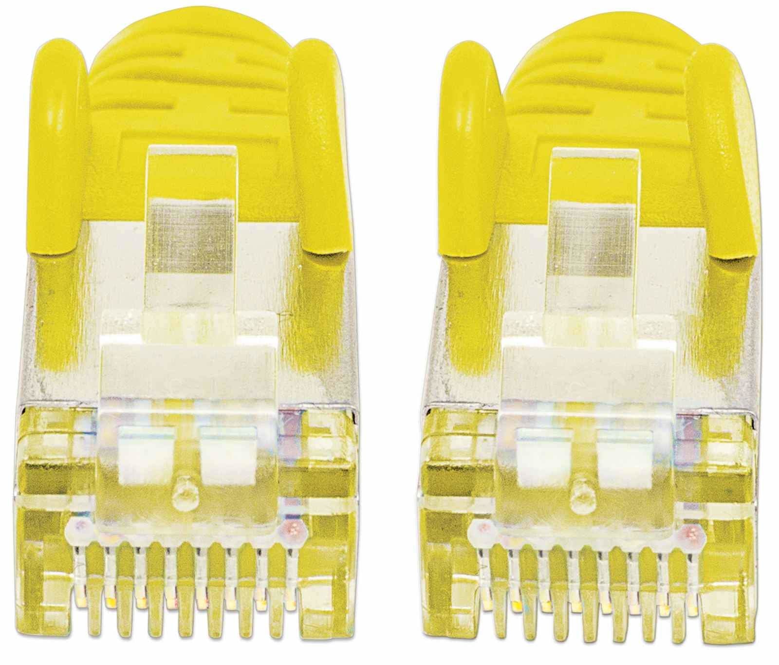Intellinet 740746 câble de réseau Jaune 10 m Cat7 S/FTP (S-STP)