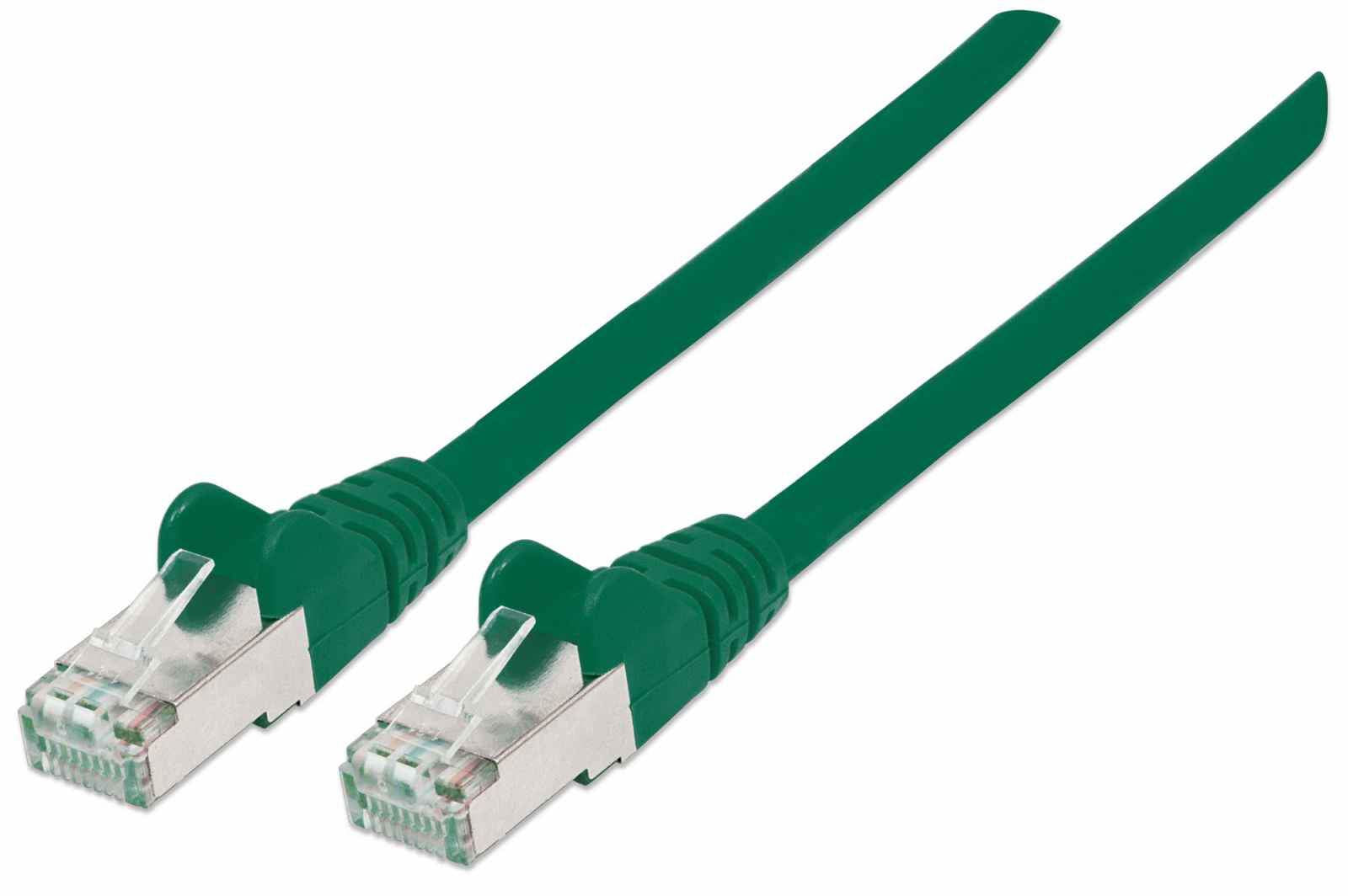Intellinet 741071 câble de réseau Vert 10 m Cat7 S/FTP (S-STP)