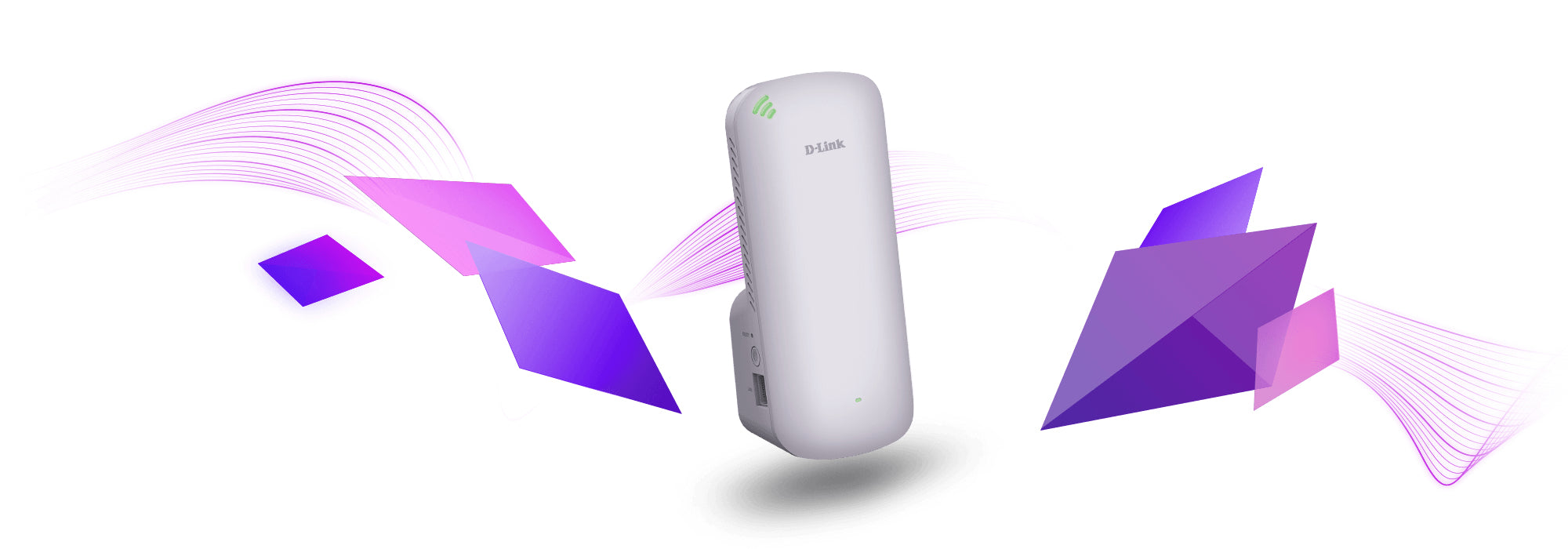 D-Link AX1800 Mesh Wi-Fi 6 Range Répéteur réseau Blanc 100, 1000 Mbit/s
