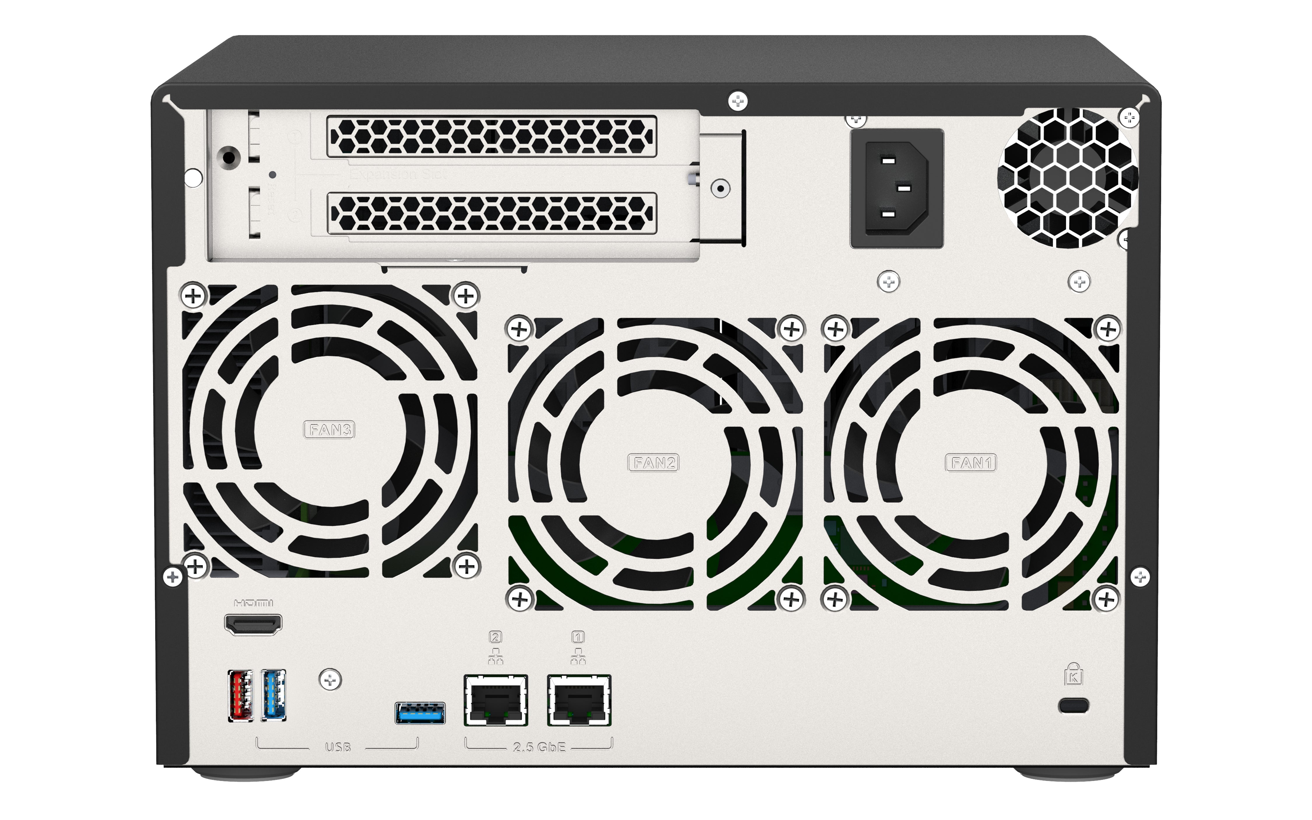 QNAP TVS-675 NAS Tower ZhaoXin KaiXian KX-6000 KX-U6580 8 Go DDR4 0 To QuTS hero Noir