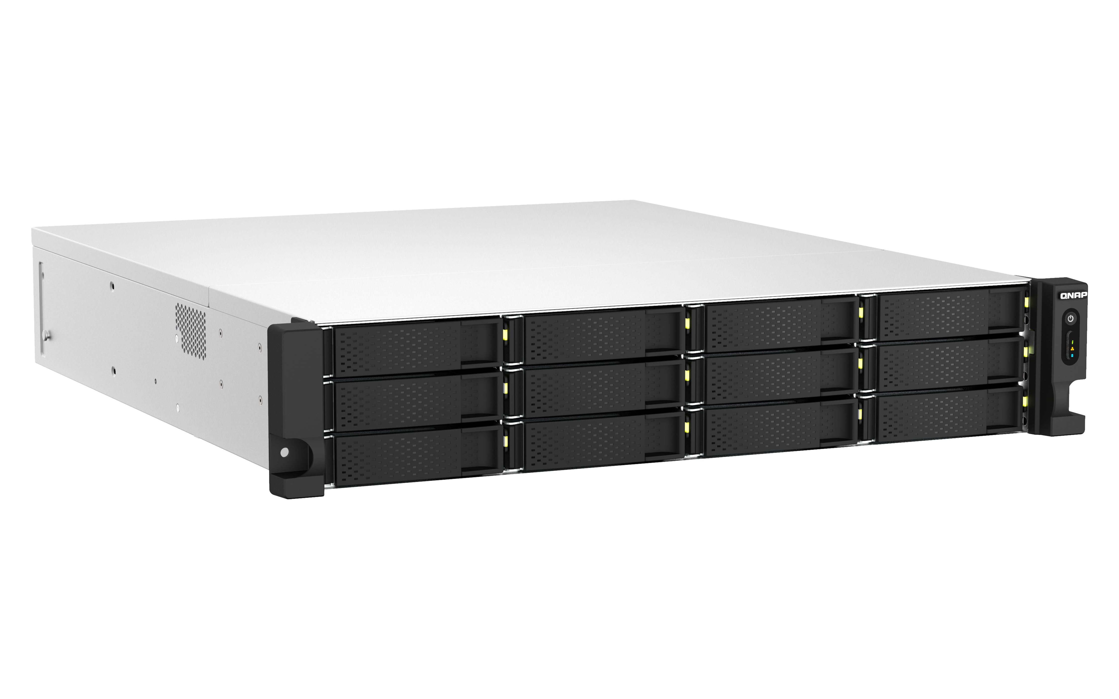 QNAP TS-h1887XU-RP NAS Rack (2 U) Intel Xeon E E-2334 16 Go DDR4 0 To QuTS hero Noir, Blanc