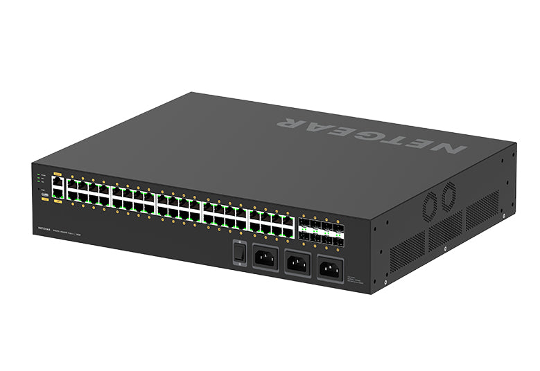 NETGEAR M4250-40G8XF-PoE++ Géré L2/L3 Gigabit Ethernet (10/100/1000) Connexion Ethernet, supportant l'alimentation via ce port (PoE) 2U Noir