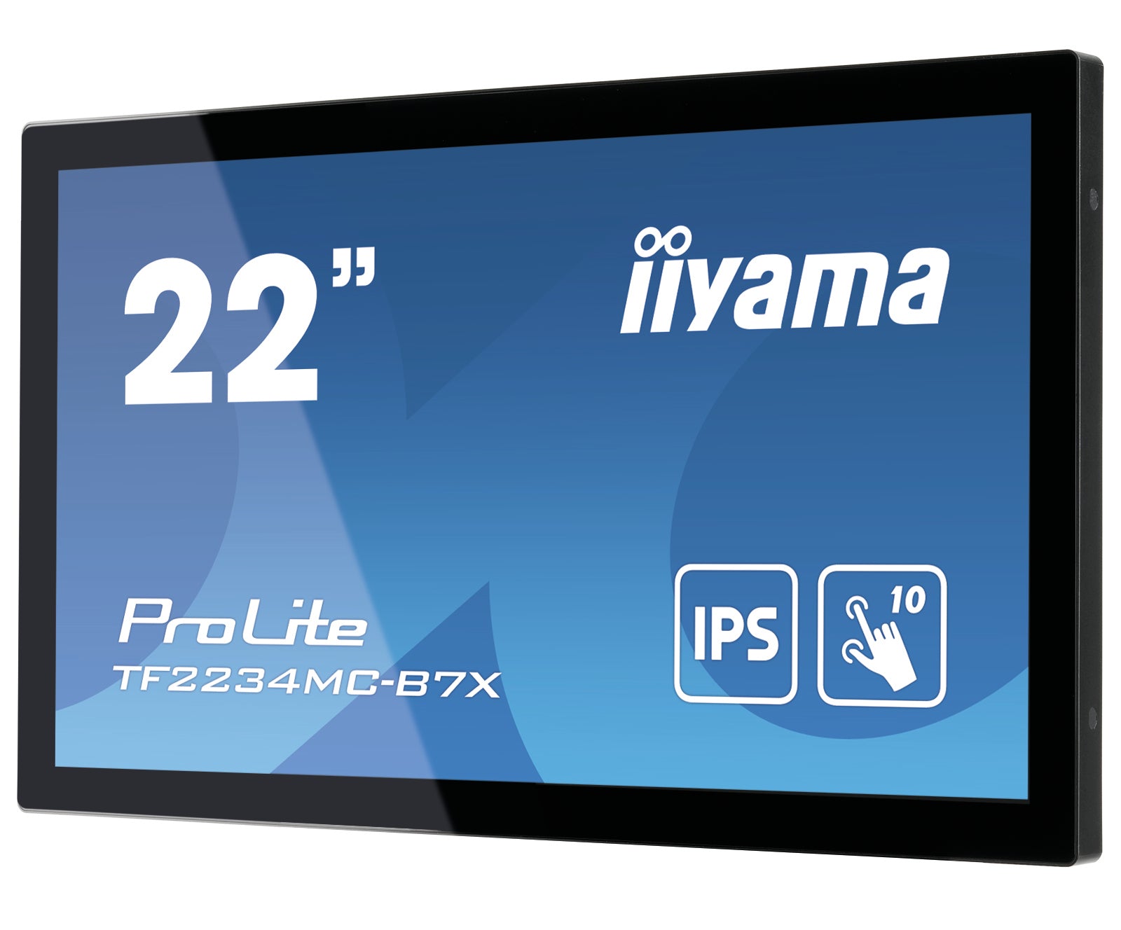 iiyama ProLite TF2234MC-B7X écran plat de PC 54,6 cm (21.5") 1920 x 1080 pixels Full HD LED Écran tactile Multi-utilisateur Noir