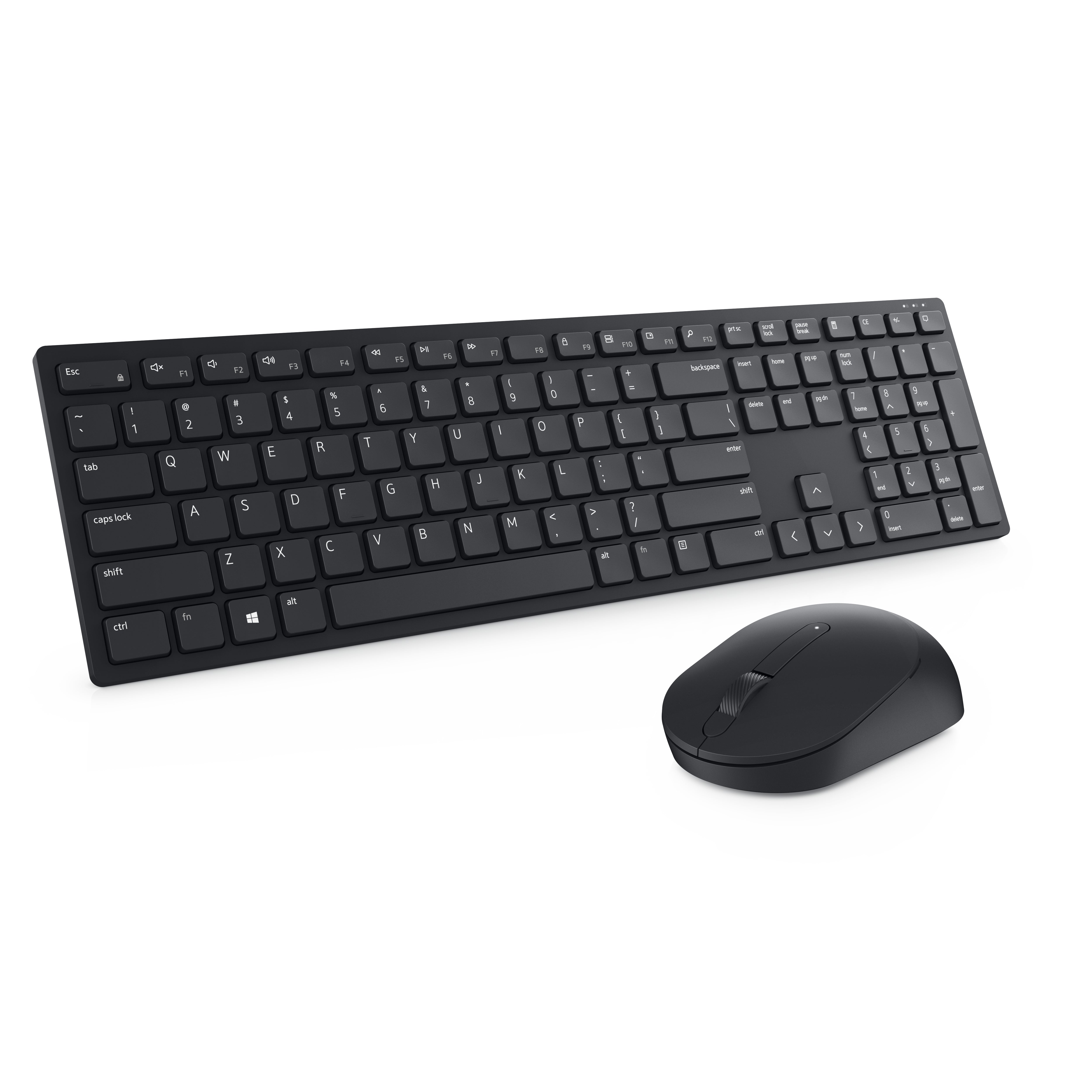DELL KM5221W clavier Souris incluse Bureau RF sans fil QWERTY US International Noir