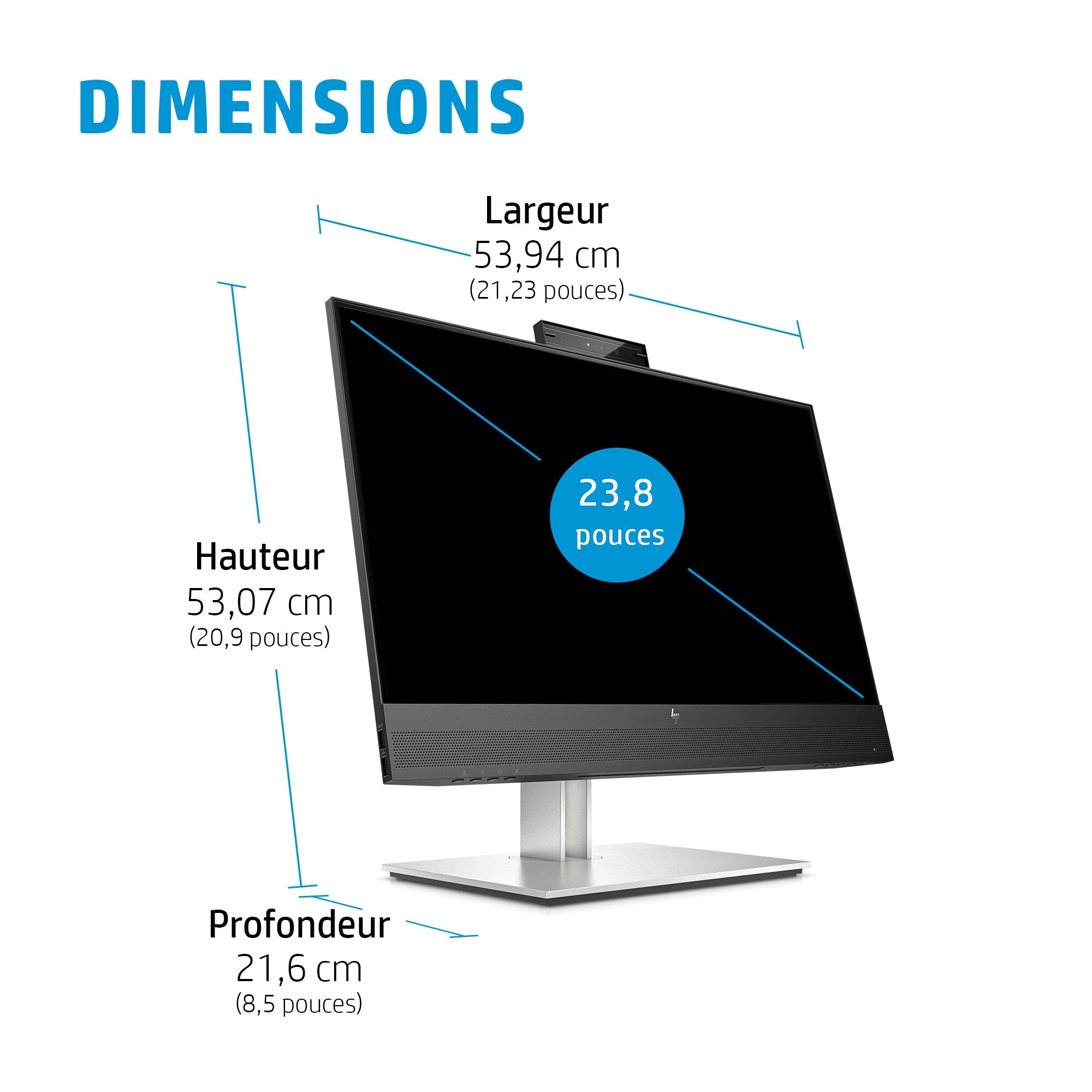 HP Écran de conférence FHD E24mv G4