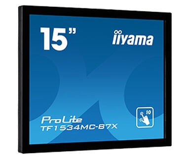 iiyama TF1534MC-B7X Moniteur de caisse 38,1 cm (15") 1024 x 768 pixels XGA Écran tactile