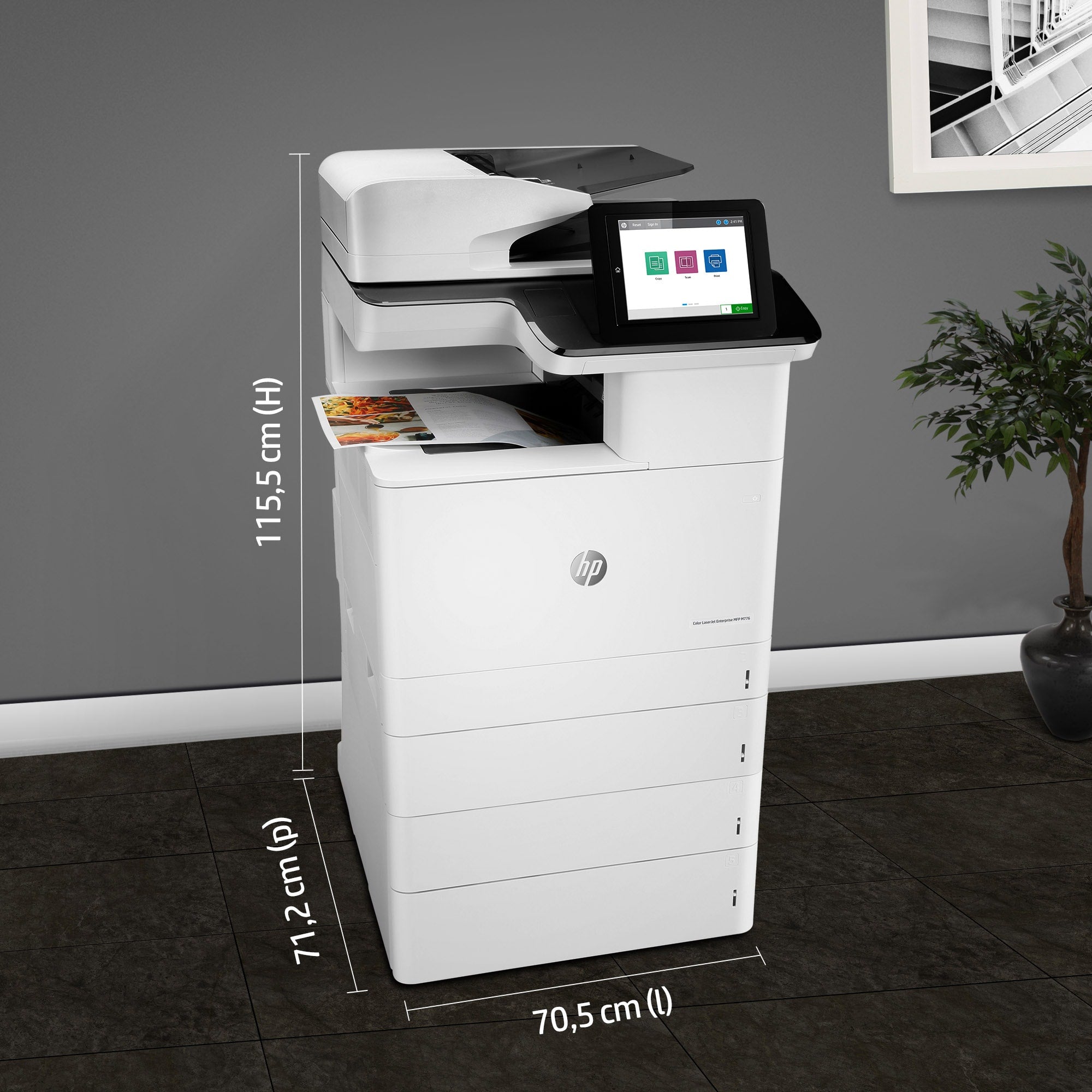 HP Color LaserJet Enterprise Imprimante multifonction M776dn