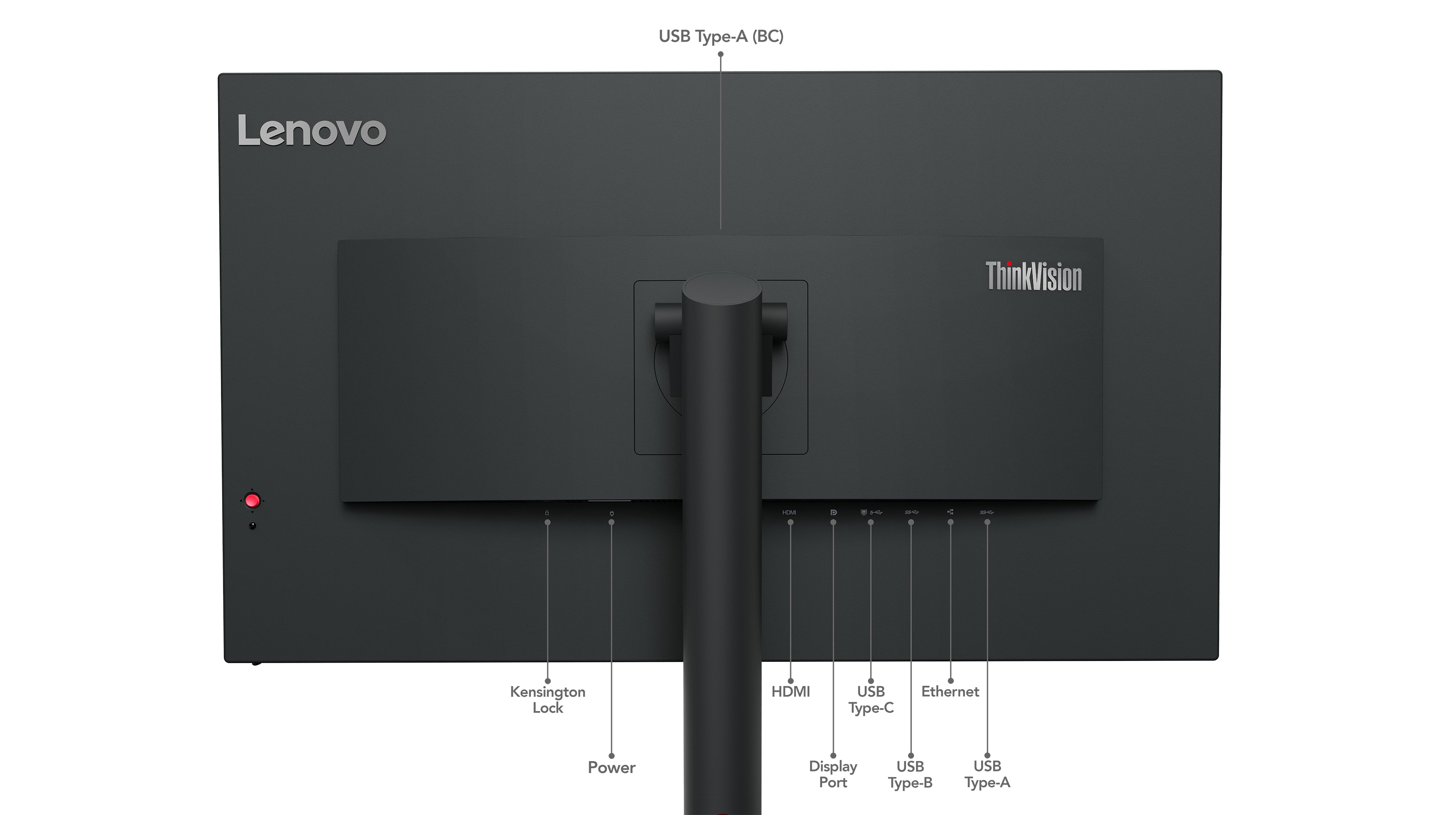 Lenovo ThinkVision T32p-30 LED display 80 cm (31.5") 3840 x 2160 pixels 4K Ultra HD Noir