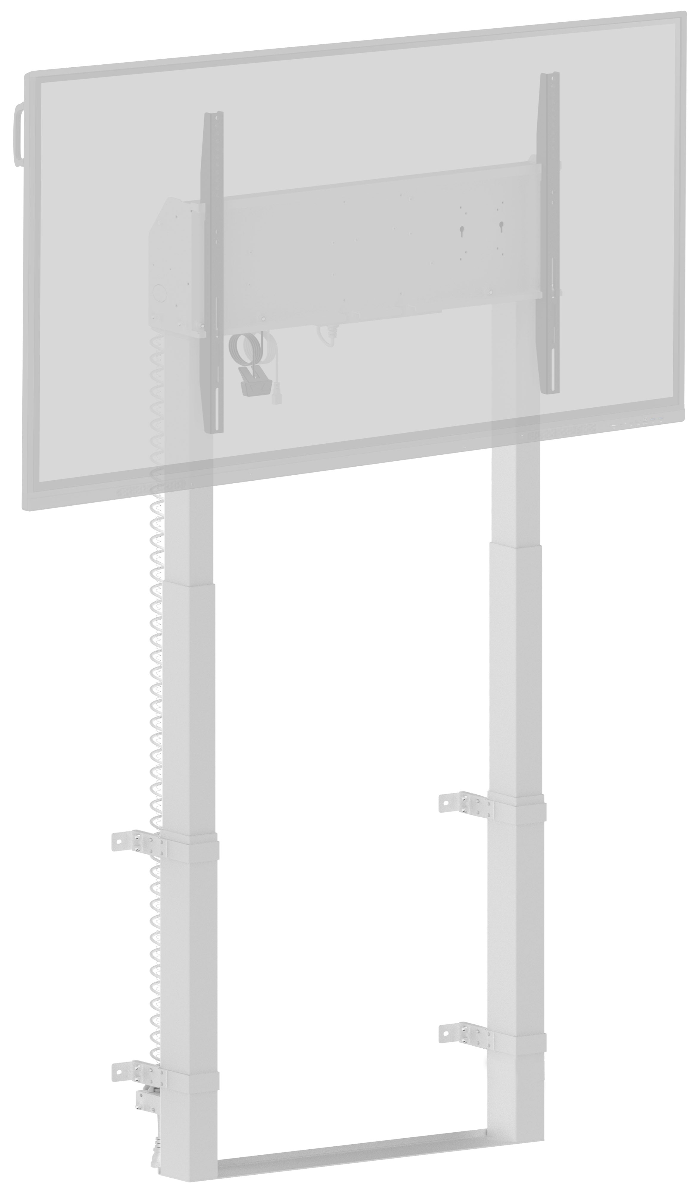 iiyama MD-WLIFT2031-W1 support d'écran plat pour bureau 2,67 m (105") Sol Blanc
