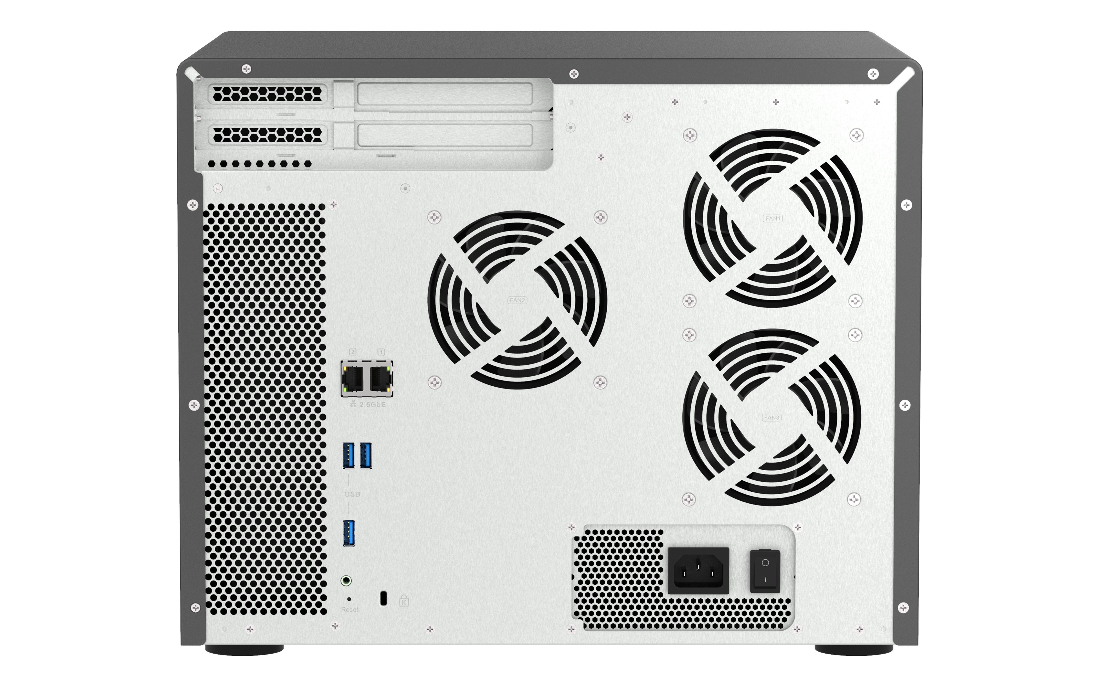 QNAP TS-1655 NAS Tower Intel Atom® C5125 8 Go DDR4 0 To QNAP Turbo System Noir