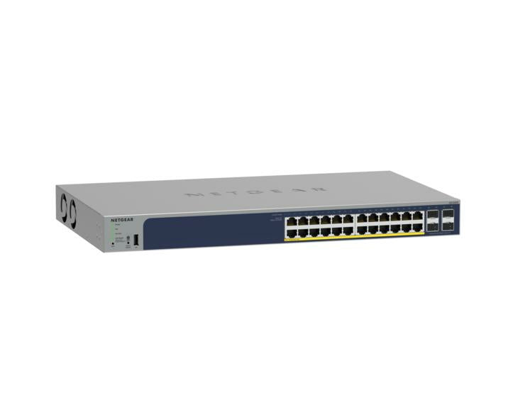 NETGEAR GS752TPP Géré L2/L3/L4 Gigabit Ethernet (10/100/1000) Connexion Ethernet, supportant l'alimentation via ce port (PoE) Gris