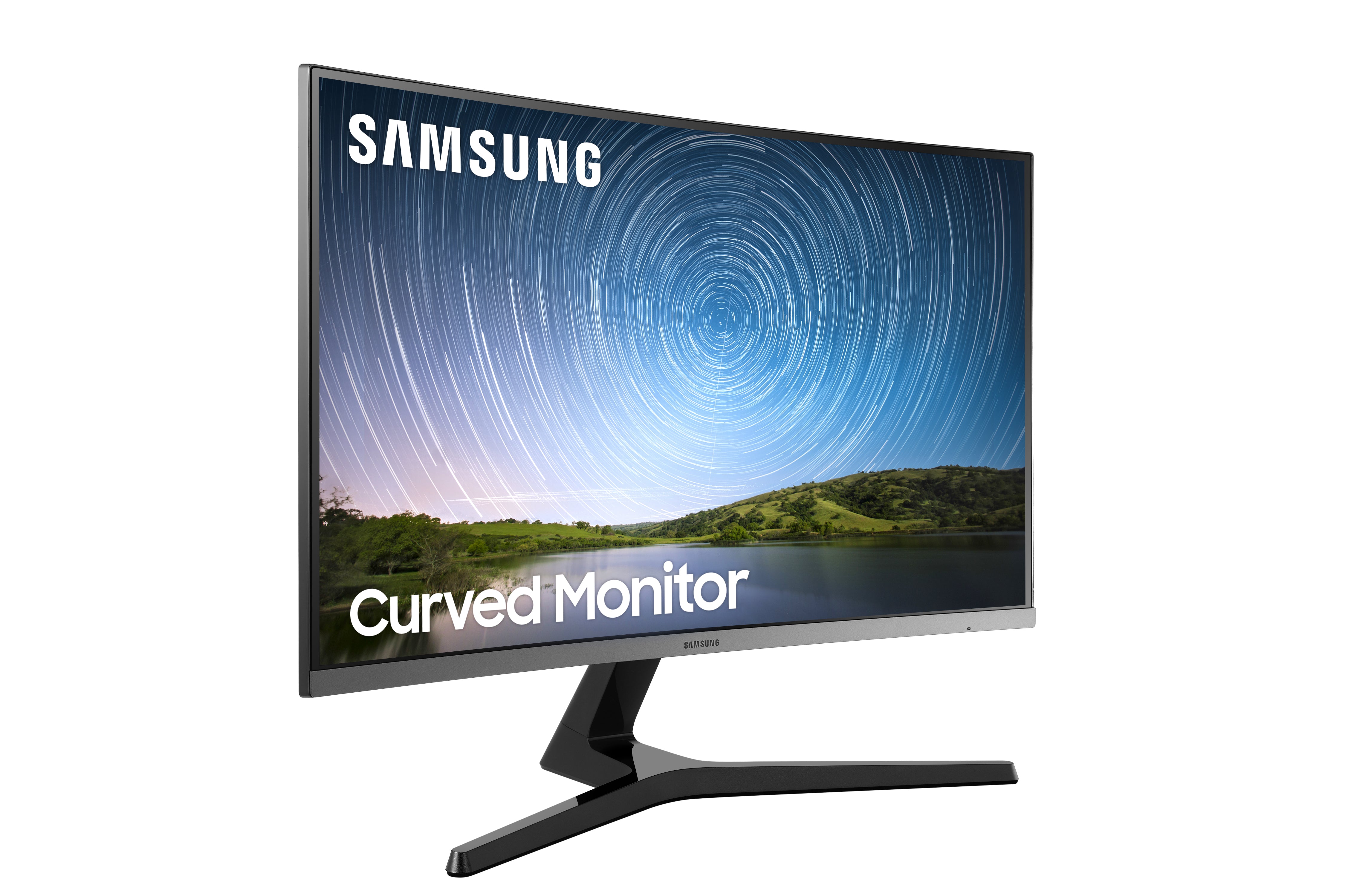 Samsung CR50 écran plat de PC 68,6 cm (27") 1920 x 1080 pixels Full HD LED Bleu, Gris
