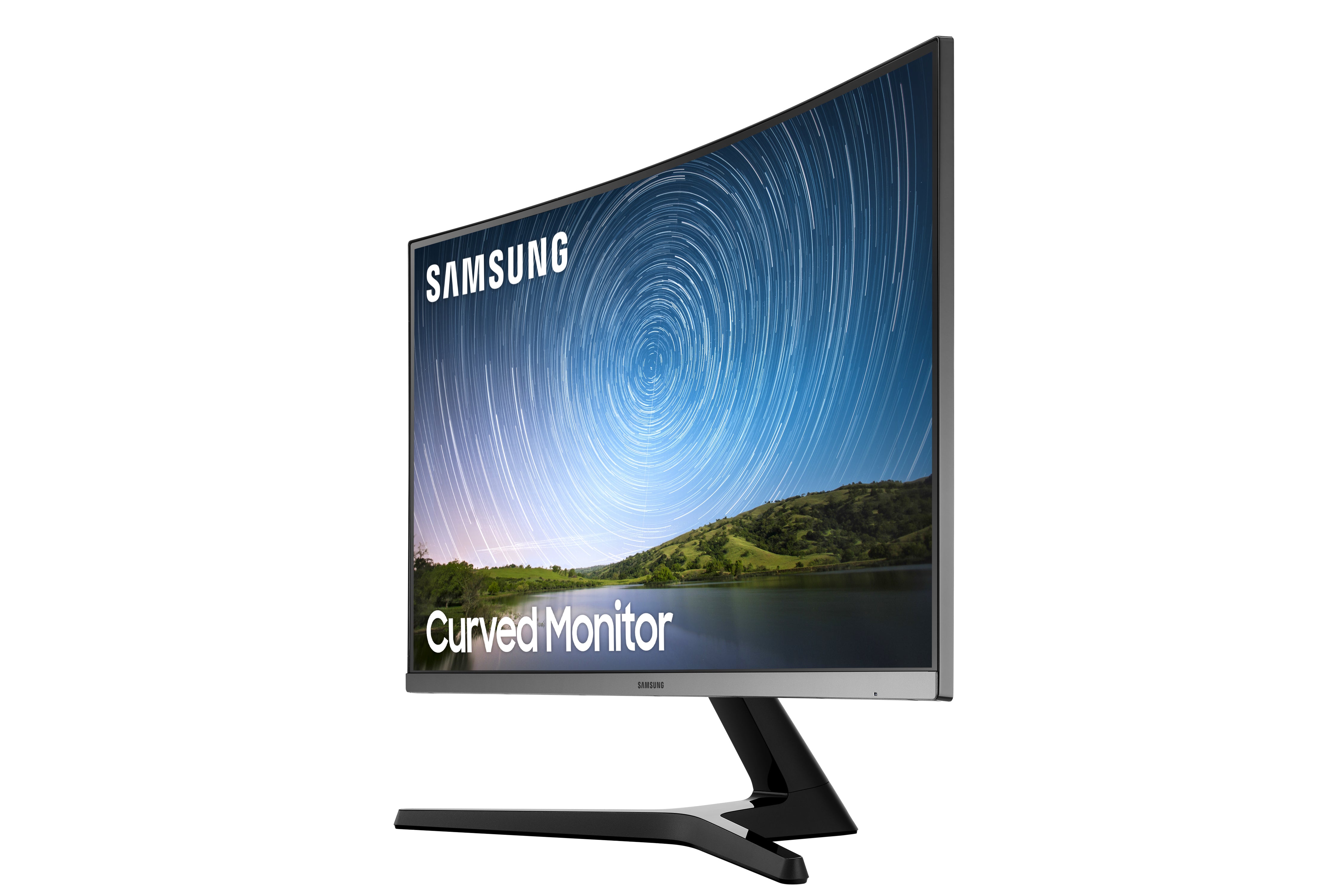 Samsung CR50 écran plat de PC 68,6 cm (27") 1920 x 1080 pixels Full HD LED Bleu, Gris