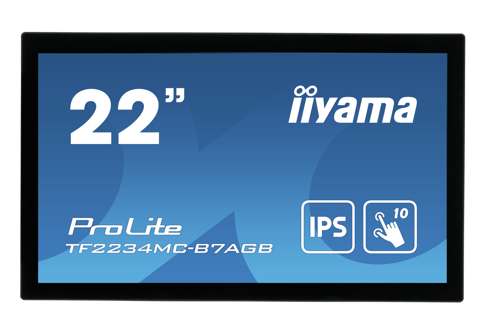 iiyama ProLite TF2234MC-B7AGB écran plat de PC 54,6 cm (21.5") 1920 x 1080 pixels Full HD LED Écran tactile Multi-utilisateur Noir